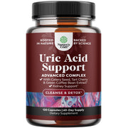 Green Coffee Bean Extract for Uric Acid Cleanse & Detox - Green Coffee Beans with Turmeric, Tart Cherry & Celery Seed for Adults - Daily Uric Acid Flush for Joints Support & Kidney Cleanser – 120 Ct
