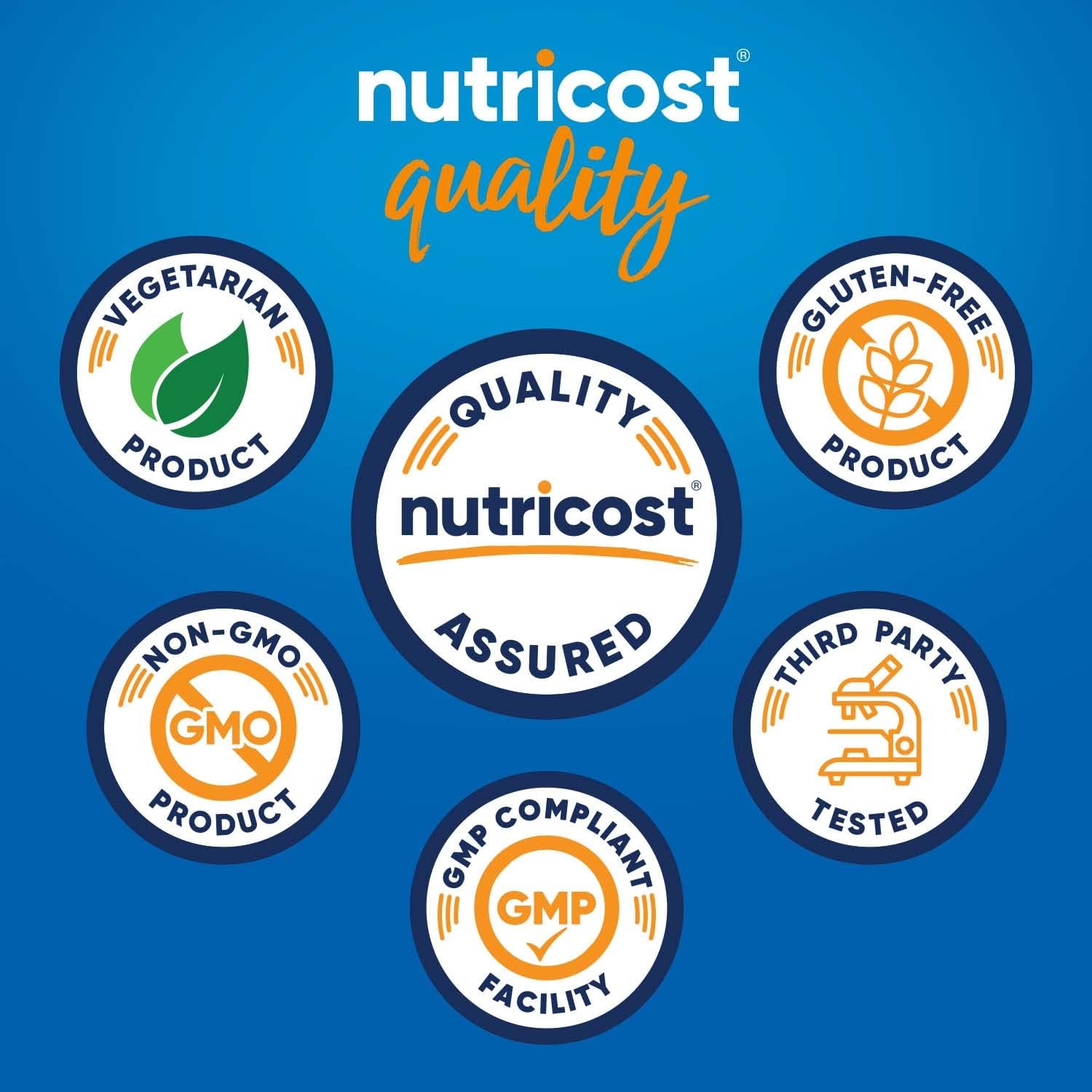Nutricost Quercetin 880mg, 240 Vegetarian Capsules with Bromelain (165mg) - 120 Servings (440mg Quercetin Per Cap) - Gluten Free, Non-GMO