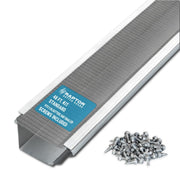 Raptor Gutter Guard - 48 FT. (Nominal) Contractor Grade Stainless Steel Micro-Mesh Gutter Guard Kit with Screws Included. Fits 5 in. Gutters and Smaller. DIY-Friendly. (5.625 in. x 47.625 in.)
