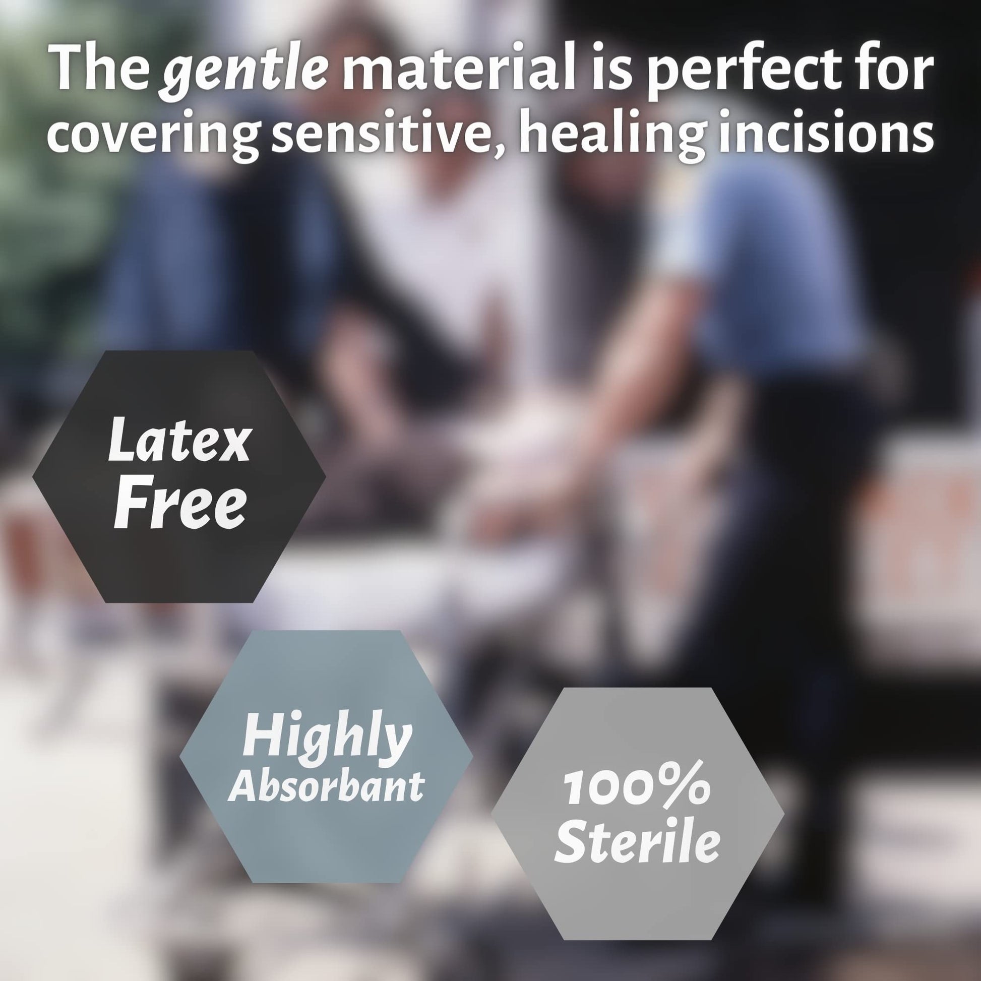 Vakly ABD Combine Abdominal Pads 5x9 Inches [20 Pack] High Absorbency Sterile Individually Wrapped 5''x9'' First Aid Non-Adherent Absorbent Post-Op Gauze - Heavy-Draining, Trauma Wound Dressing