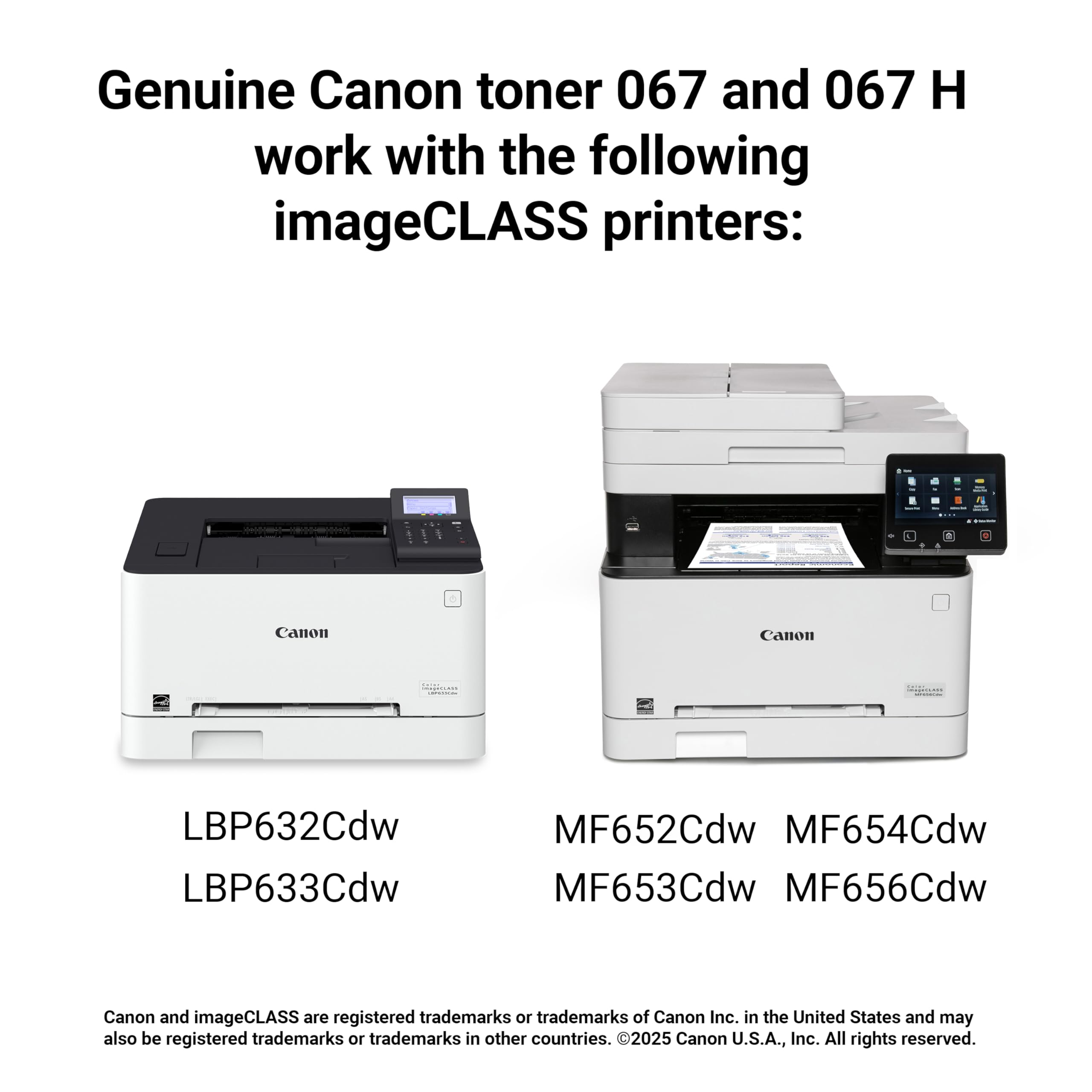 Canon Genuine 067 Cyan Toner Cartridge High Capacity Compatible with LBP633Cdw, LBP632Cdw, MF652Cdw, MF653Cdw, MF654Cdw, MF656Cdw
