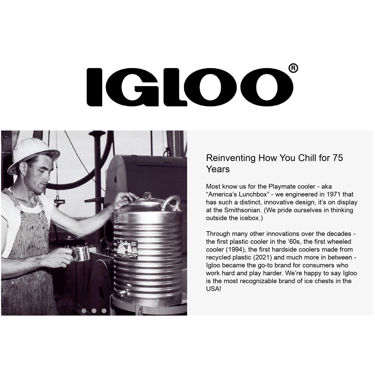 Igloo Cooler Plastic Parts Kit - Made in The USA - 2 Latches, 3 Hinges, Latch Post & Screws