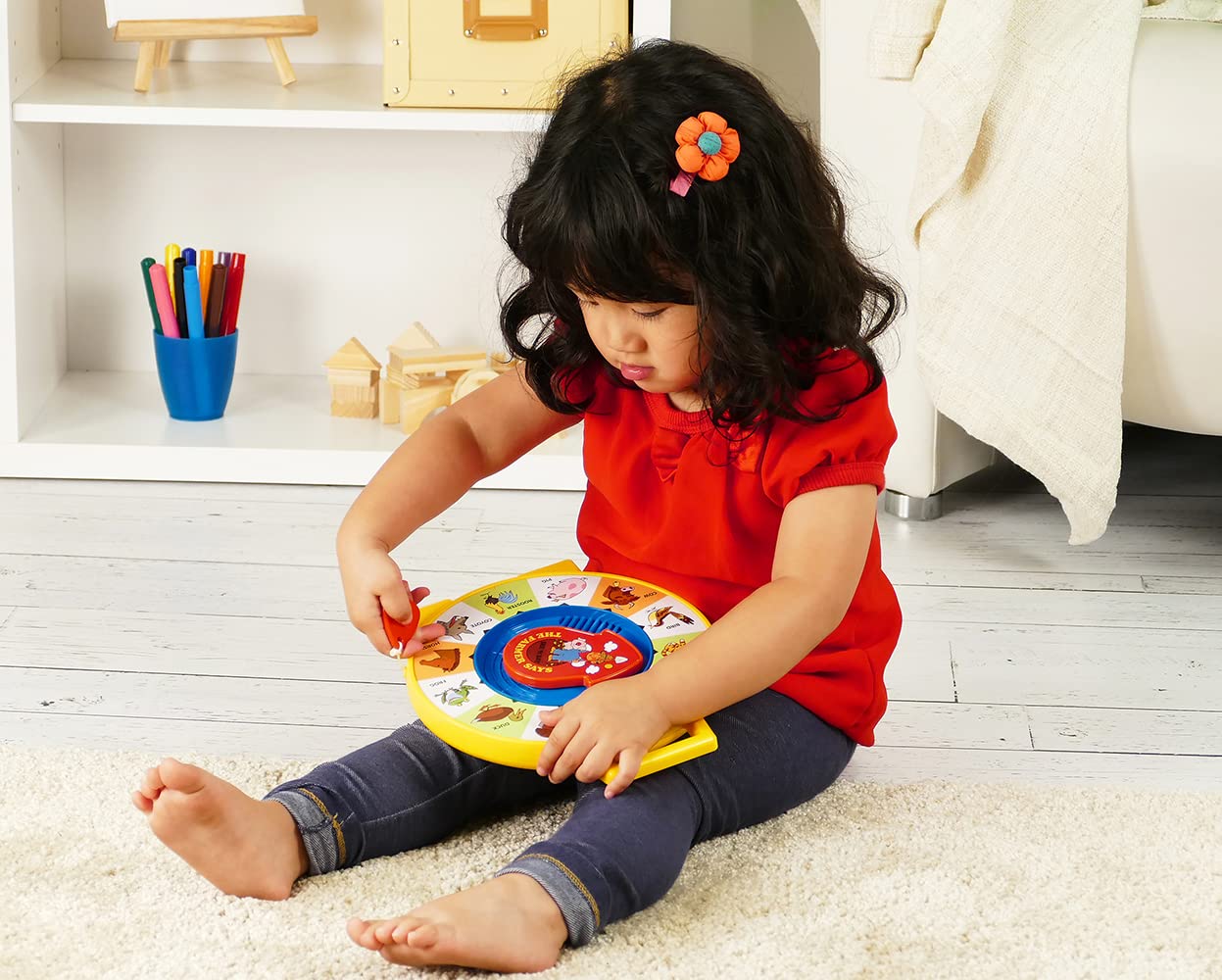 Fisher Price Classics - Farmer Says See 'n Say - Vintage Learning Toy, Sounds and Animals, Interactive Retro Game for Kids, Girls, Boys, Baby, Preschoolers, Toddlers, Unisex Ages 18 Months +