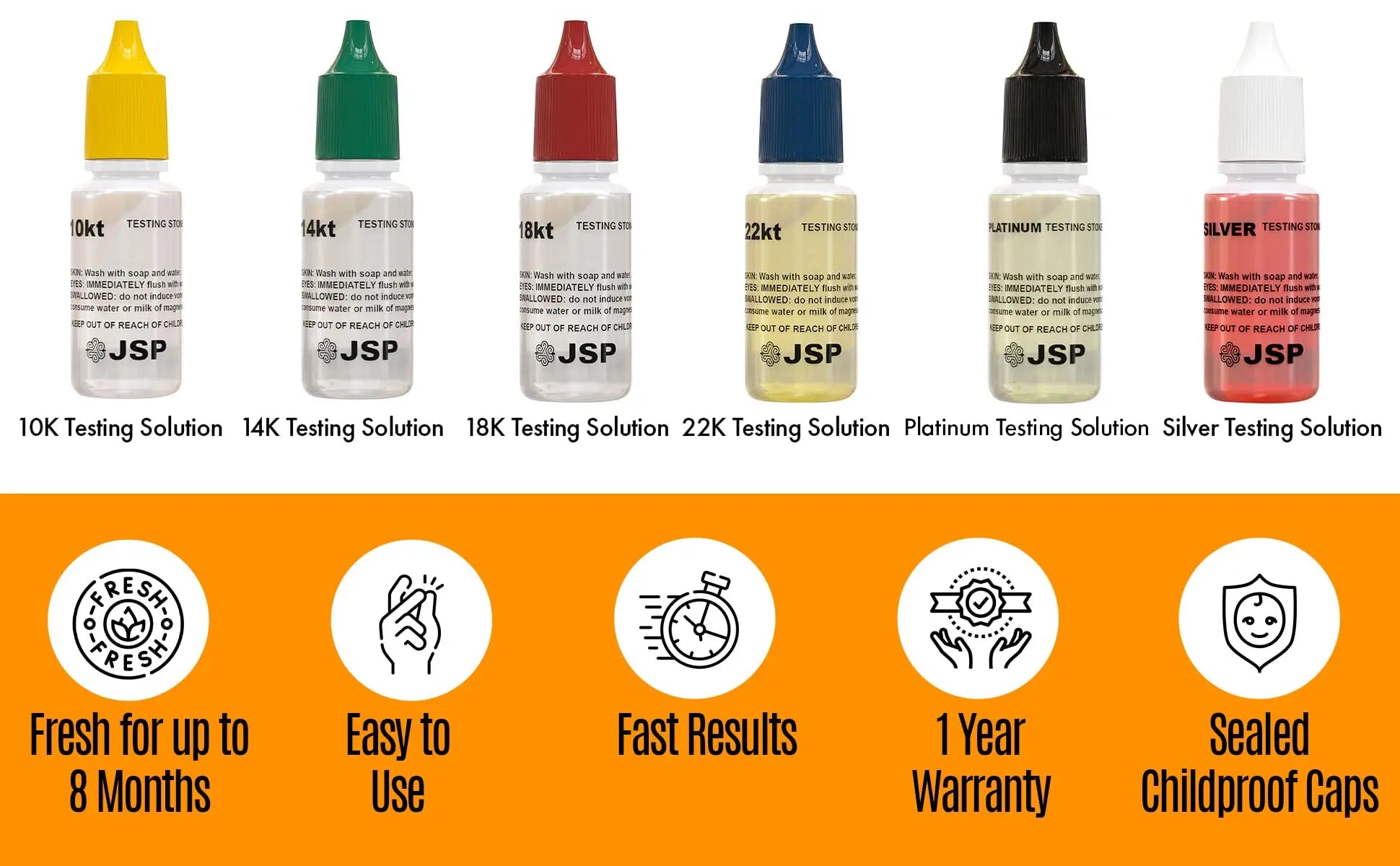 Gold Silver Jewelry Tester Appraisal Kit 10K 14K 18K 22K 24K Platinum Palladium Test Precious Metals 999 925 Scrap