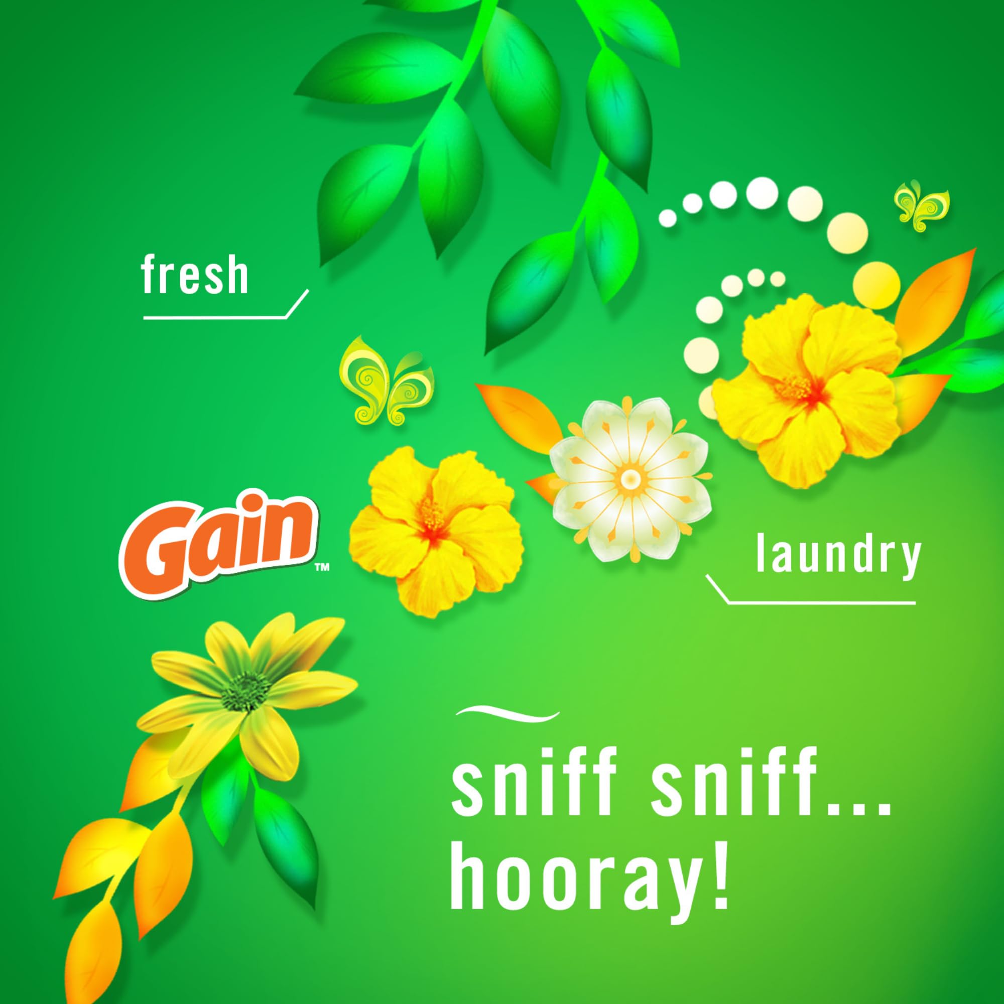 Febreze Odor-Fighting Fabric Refresher with Gain, Original, 16.9 fl oz, Pack of 2