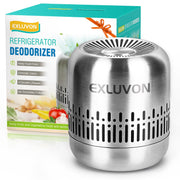 Exluvon Refrigerator Deodorizer,Lasts for 10 Years Fridge Deodorizer Kitchen Gadgets Charcoal Air Purifier Odor Eliminator for Fridge & Freezer, Room,RV and New Home,More Effective Than Baking Soda