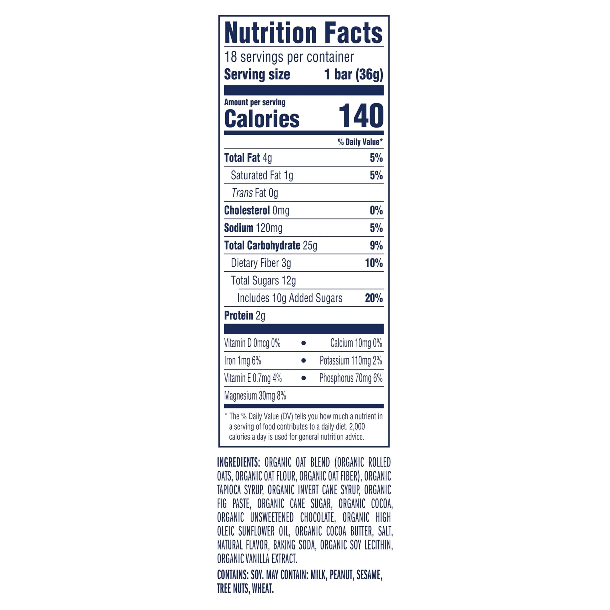 CLIF Kid Zbar - Chocolate Brownie - Soft Baked Whole Grain Snack Bars - USDA Organic - Non-GMO - Plant-Based - 1.27 oz. (18 Pack)