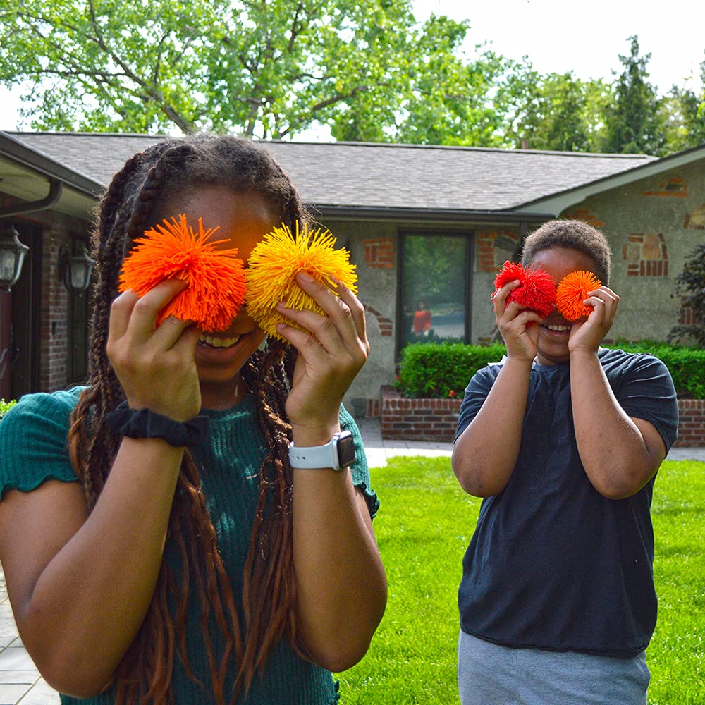 Koosh Original Classic - 3 inch Classic & Retro Toys for Ages 3 to 11, Red, Orange, Yellow, Green, Blue, Purple