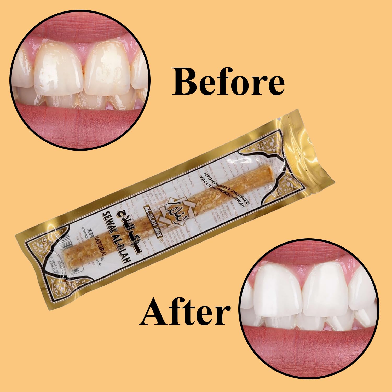 Sewak Al-Falah: Miswak (Traditional Natural Toothbrush) (10 Pack) by Sewak Al-Falah