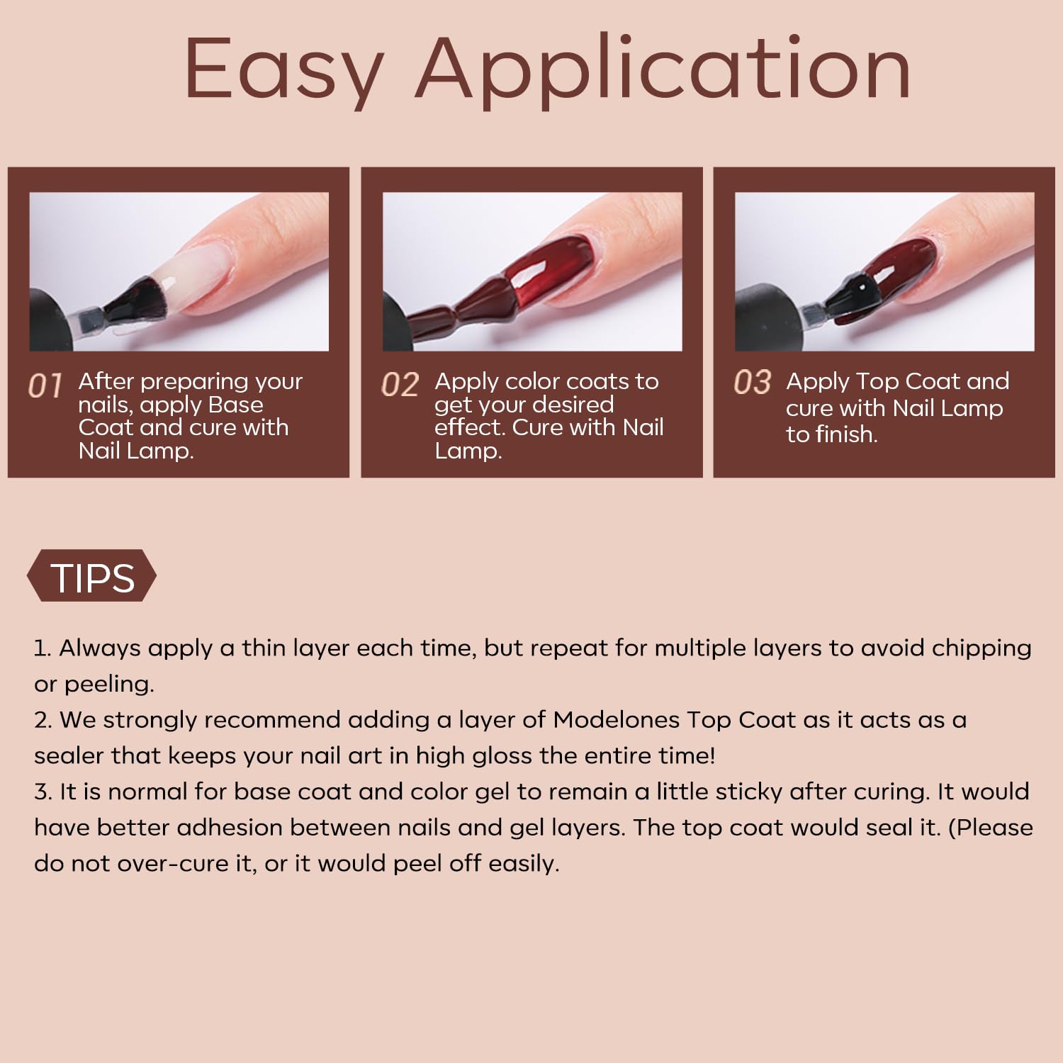 modelones Gel Nail Polish Kit -6 Colors Fall Nude Pink Gel Polish Set Skin Tones Neutral Brown Soak Off Gel Nail Kit Manicure DIY Nail Art Salon Home Gift