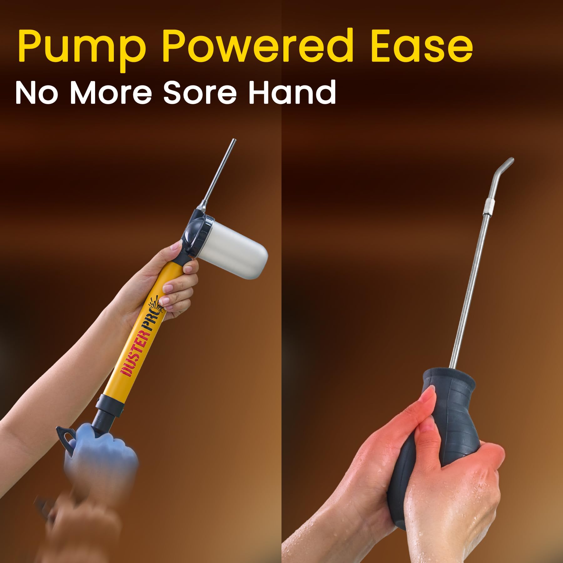Relime Diatomaceous Earth Powder Duster Adjustable Upto 4 FT, Powder Output Adjustable Pump Applicator, Duster, Dispenser, Sprayer, Dust Application for Diatomaceous Earth