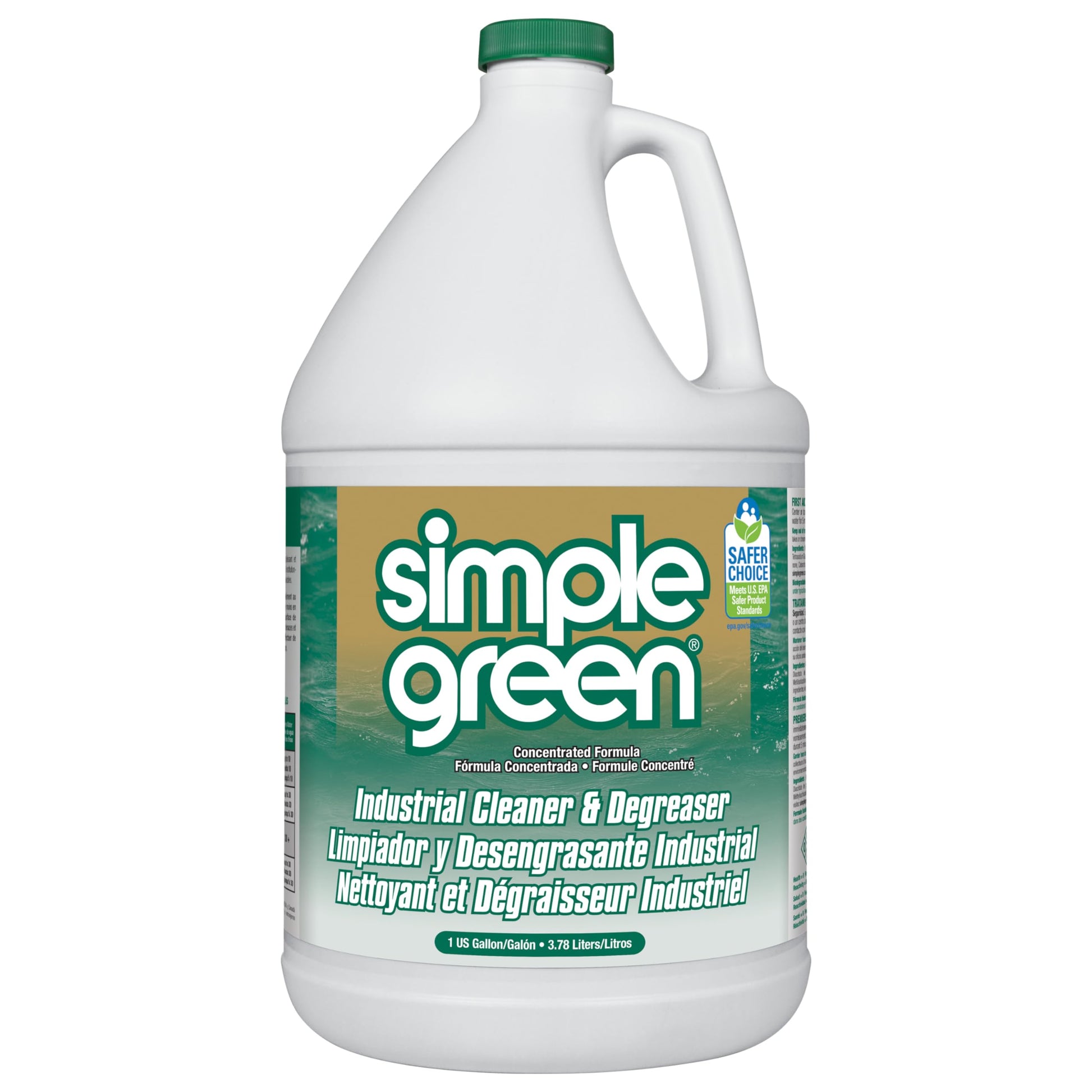 Simple Green 13005CT Industrial Cleaner and Degreaser, Concentrated, 127.8 Fl Oz, Pack of 1, White
