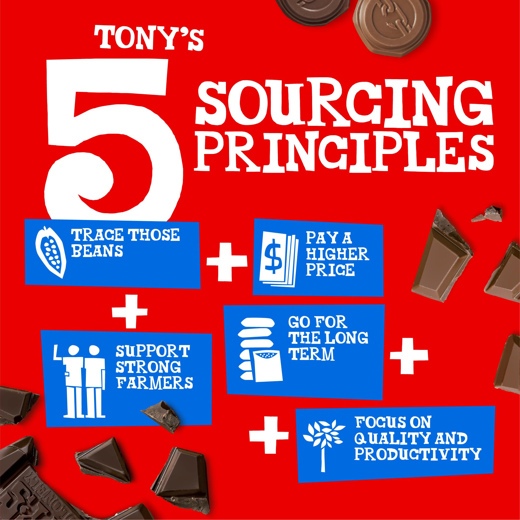 Tony's Chocolonely Assorted Milk Chocolate Pieces - Belgium Chocolate, Fairtrade & B Corp Certified (36 pieces, 11.28 oz)
