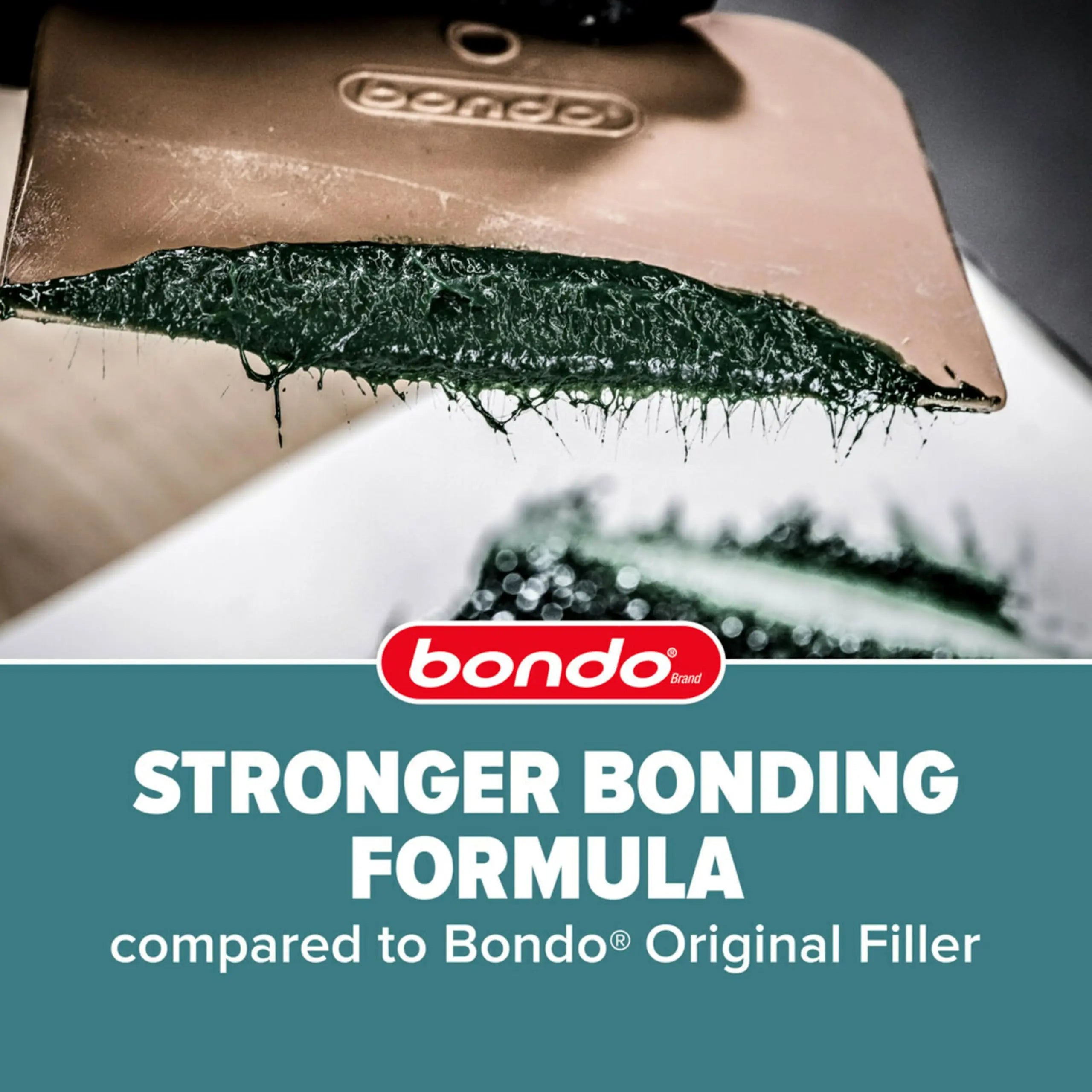 3M Bondo Short Strand Fiberglass Reinforced Filler 1.37 LB (621 g) with Bondo Cream Hardener 0.5 oz (14g), Repair Holes Up To 0.5 IN, Waterproof (SS-PT-ES)