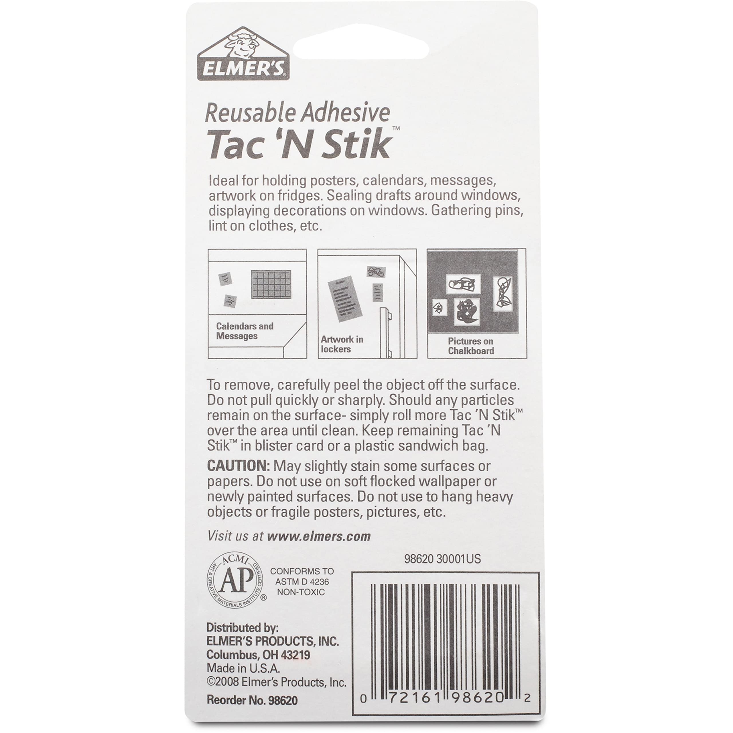 Elmer's Tac 'N Stik Reusable Adhesive