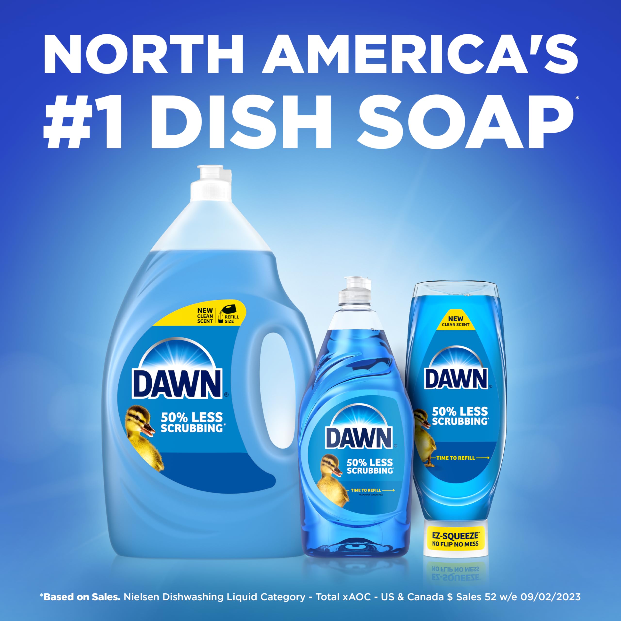 Dawn Dish Soap Ultra Dishwashing Liquid, Dish Soap Refill, Dish Detergent Liquid, Original Scent, 56 Fl Oz (Pack of 2)