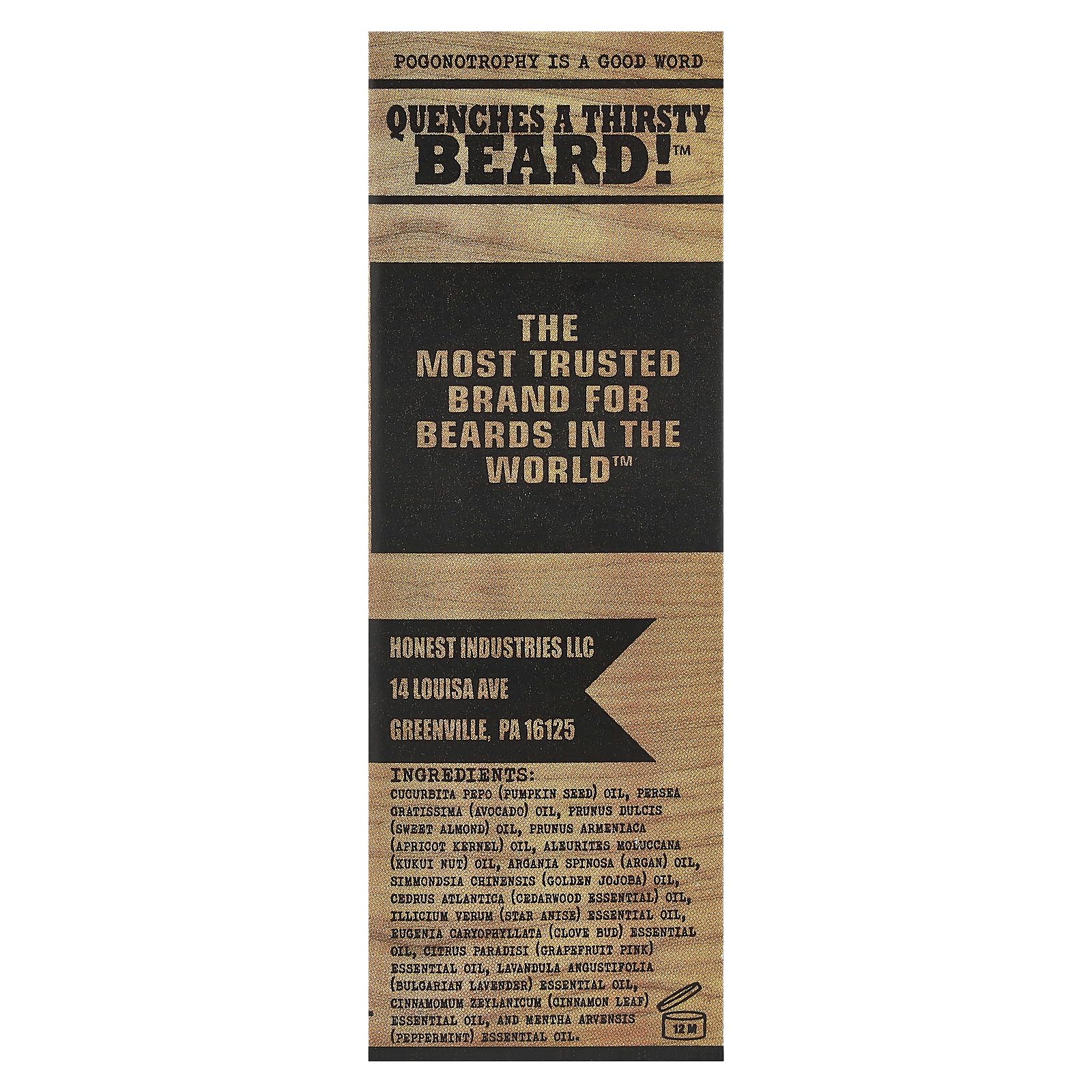 Honest Amish - Classic Beard Oil - 2 Ounce