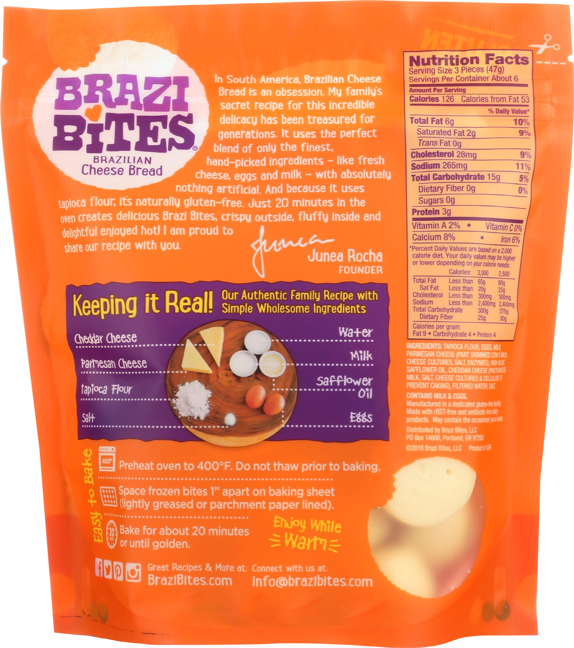Brazi Bites Brazilian Cheese Bread, Original, 11.5 oz (Frozen)