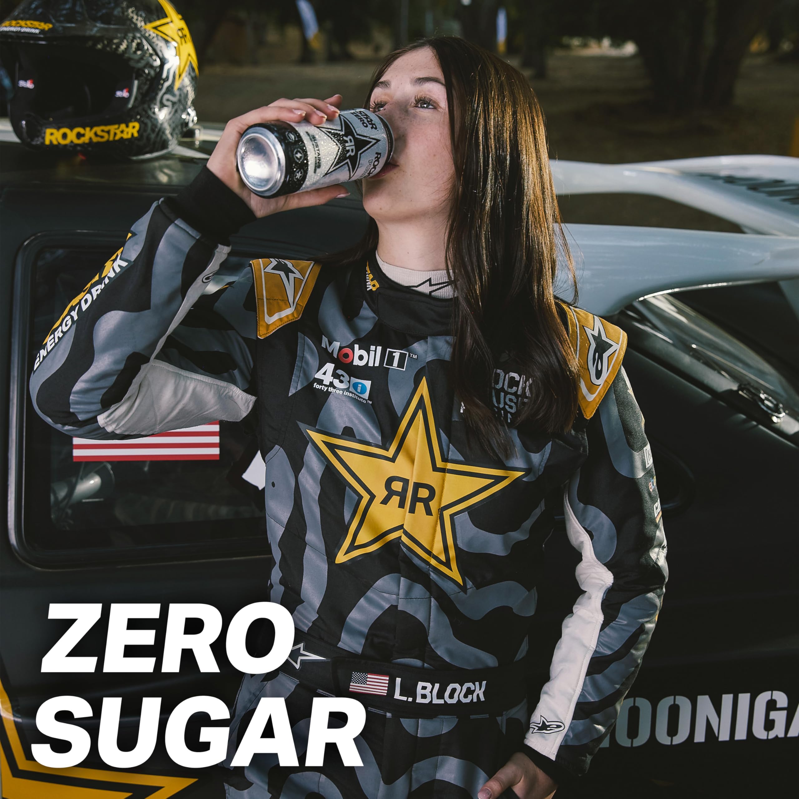 Rockstar Pure Zero Energy Drink, Silver Ice, 0 Sugar, with Caffeine and Taurine, 16oz Cans (Pack of 12) (Packaging May Vary)