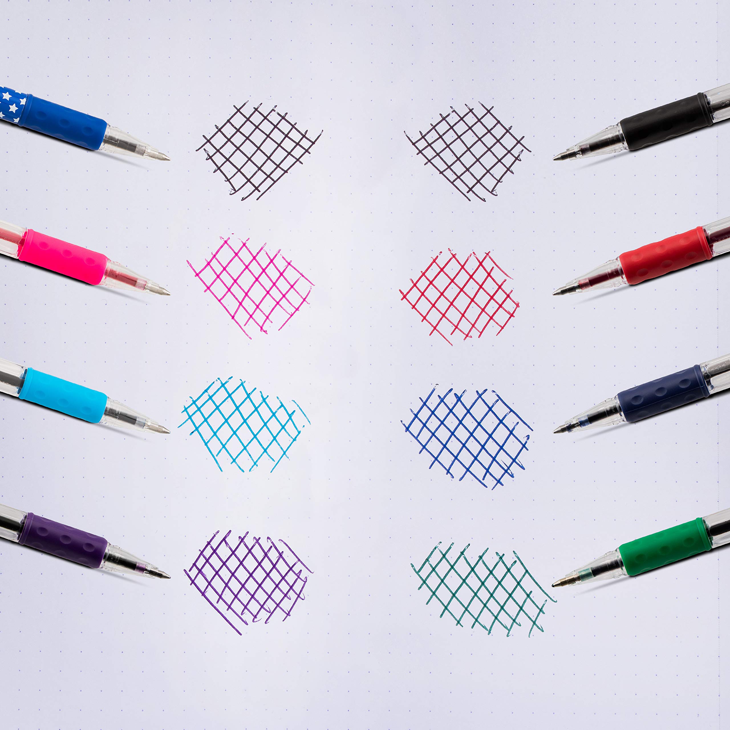 Pentel® R.S.V.P.® Ballpoint Pens, Fine Point, 0.7 mm, Clear Barrel, Black Ink, Pack Of 5
