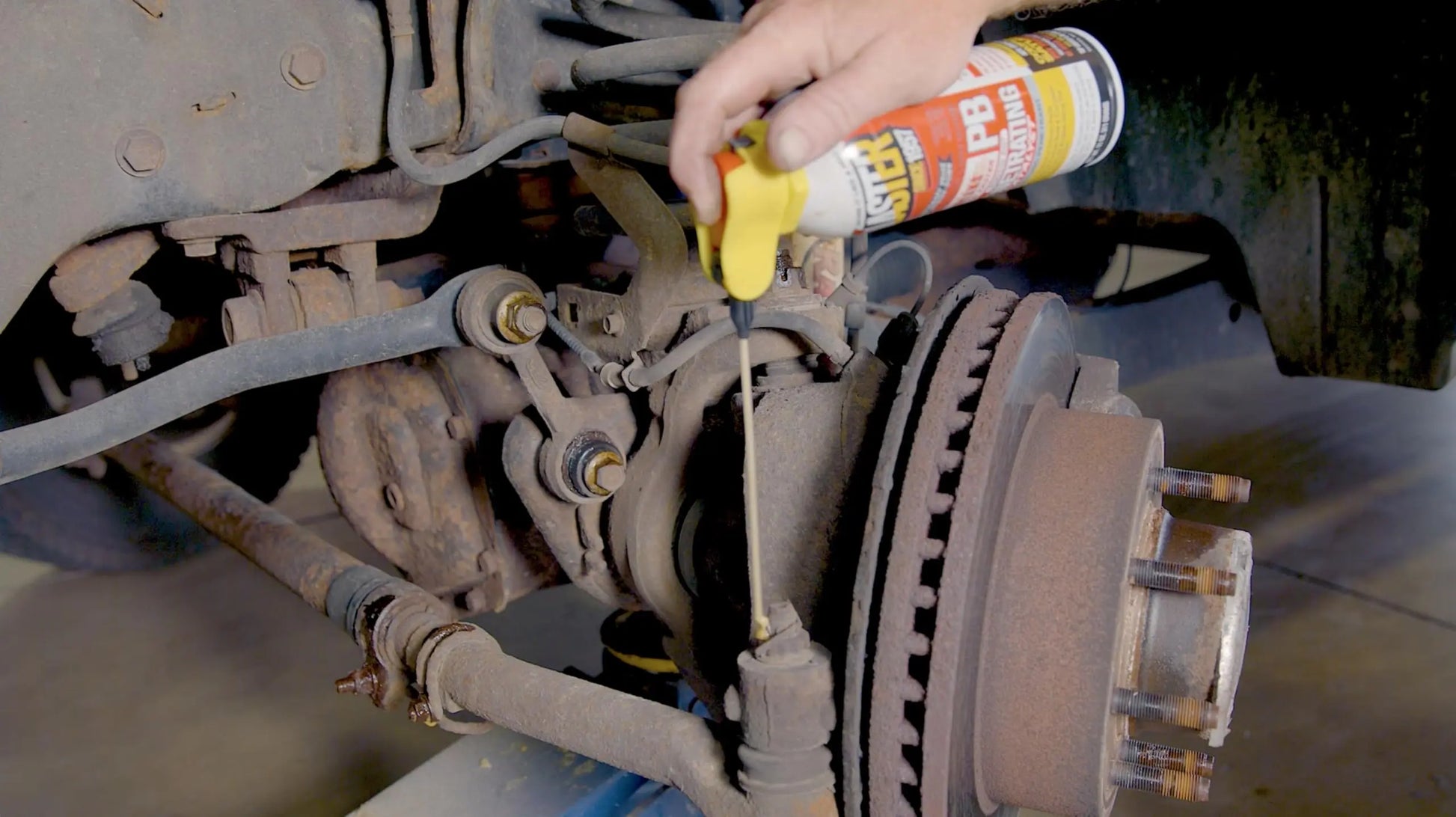 B'laster PB Blaster Penetrating Oil Spray, 11-oz Pack of 12 - Rust Prevention Spray -Unsticks Rusted Bolts - Anti Corrosion