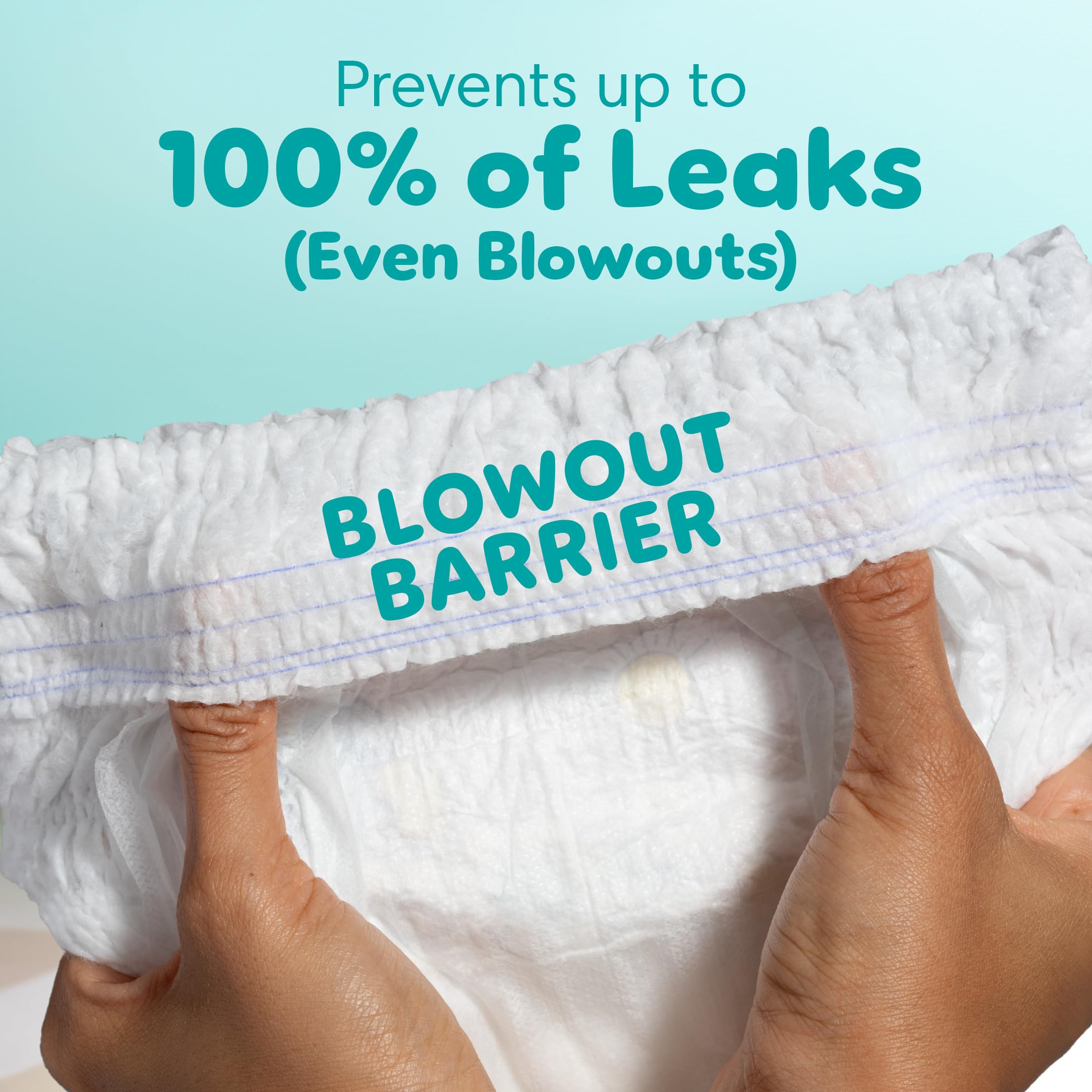 Pampers Diapers - Swaddlers 360° - Size 5, 17 Count, up to 100% Leakproof Comfy Dry Fit, Designed for Easy Changes, Pull On Baby Diaper