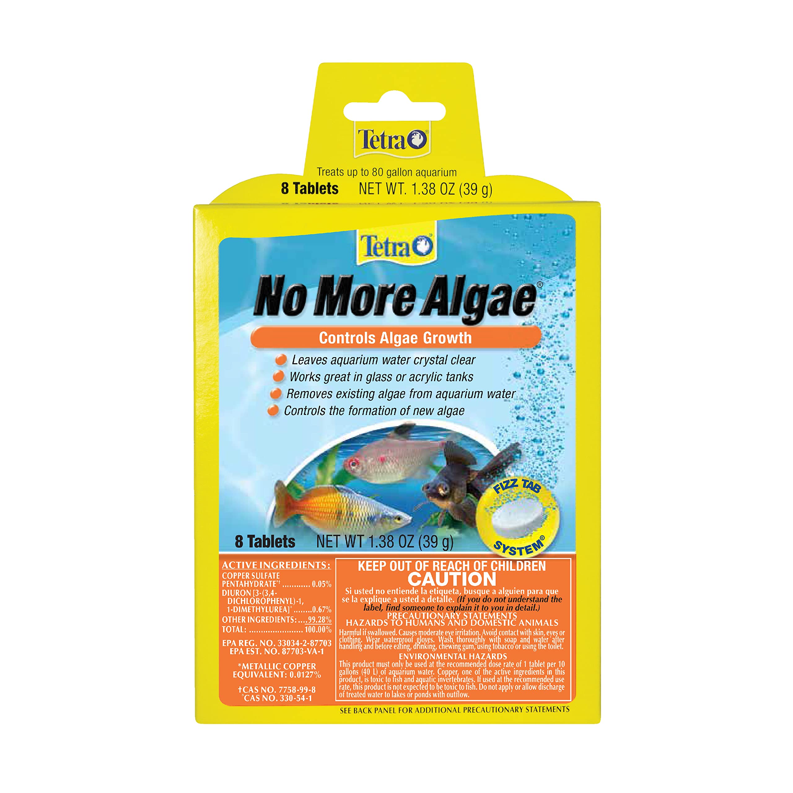 Tetra AlgenStopp Depot, 8 Tabletten, Kontrolliert Algen in Aquarien