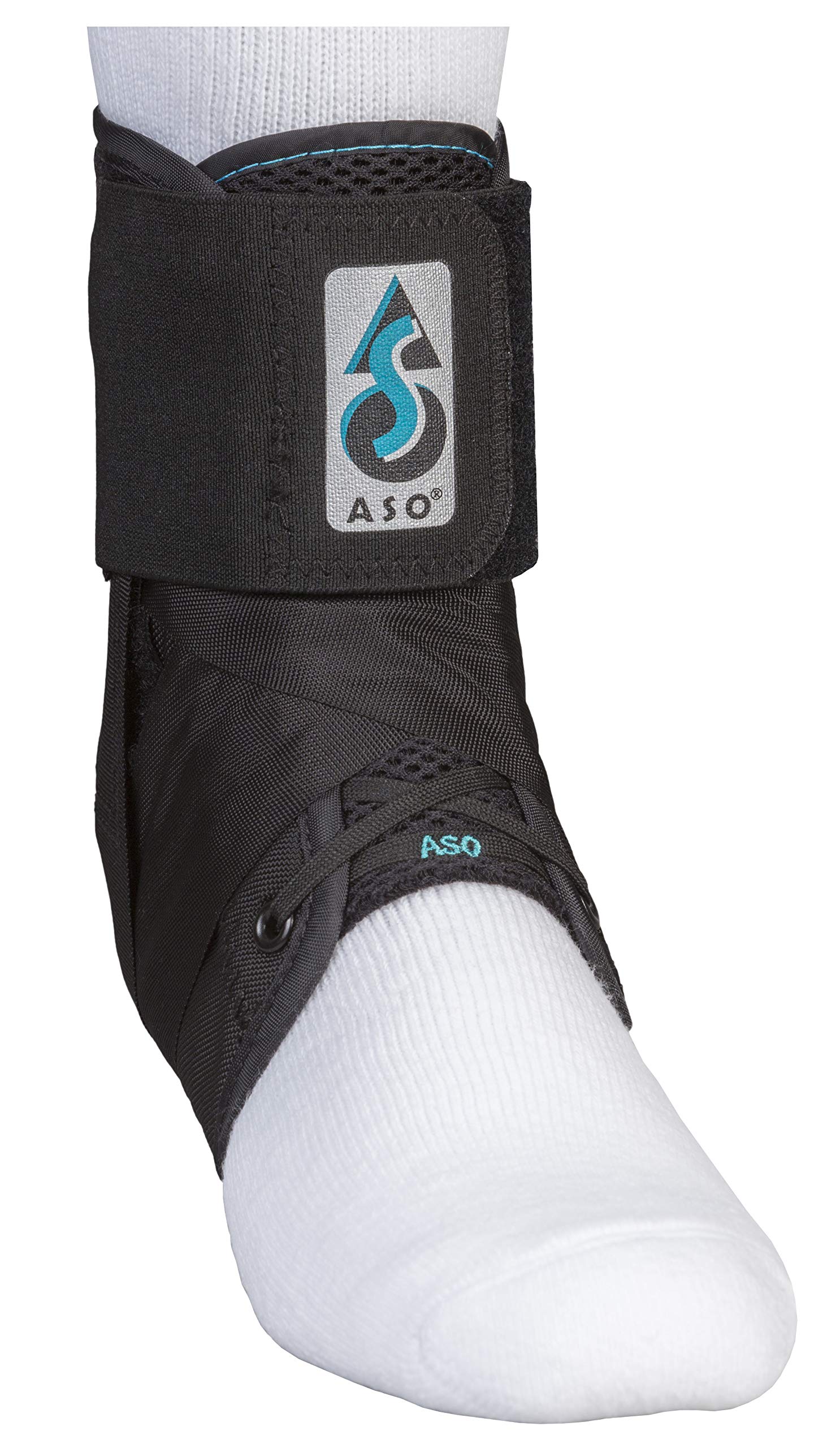 Med Spec 264014 ASO Knöchelstabilisator, Schwarz, Medium