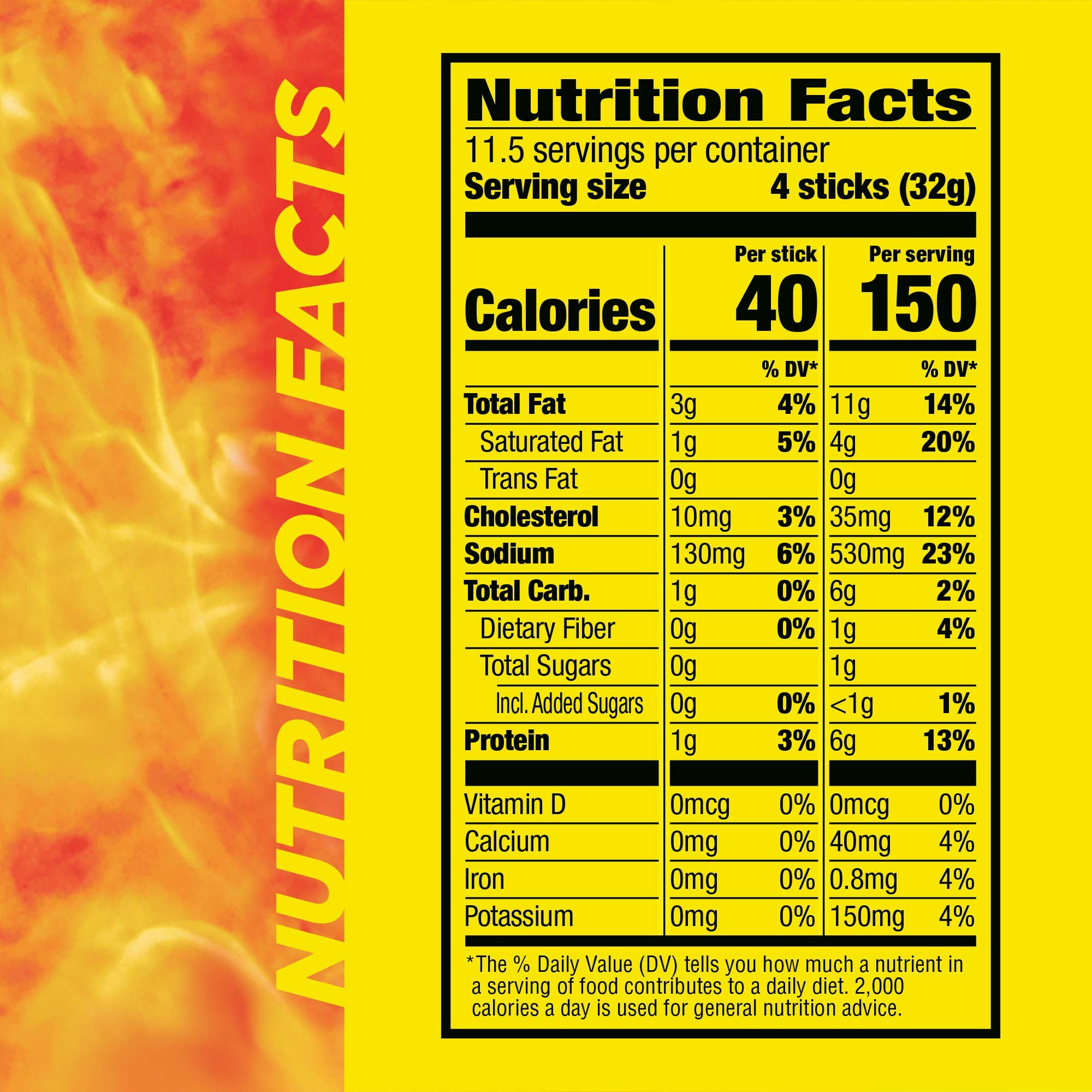 Slim Jim Smoked Meat Sticks, Original Flavor, 6g Protein Per Serving, Snack Size, Lunchbox Snack, 0.28 oz. (46 Count)