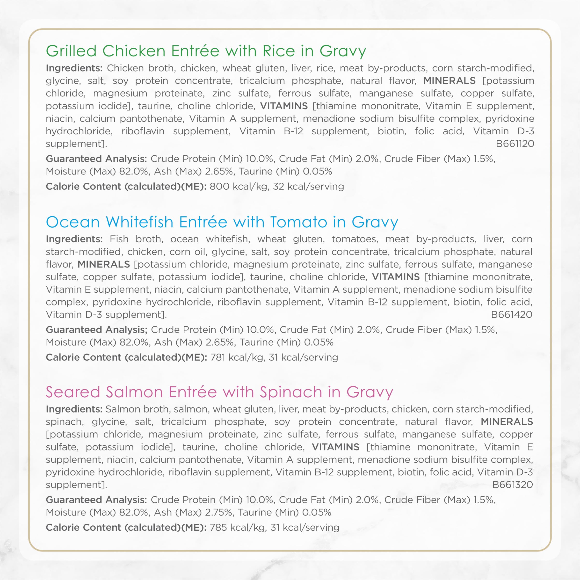 Purina Fancy Feast Gourmet Wet Cat Food Variety Pack, Petites Gravy Collection, break-apart tubs, 48 servings - (Pack of 24) 2.8 oz. Tubs