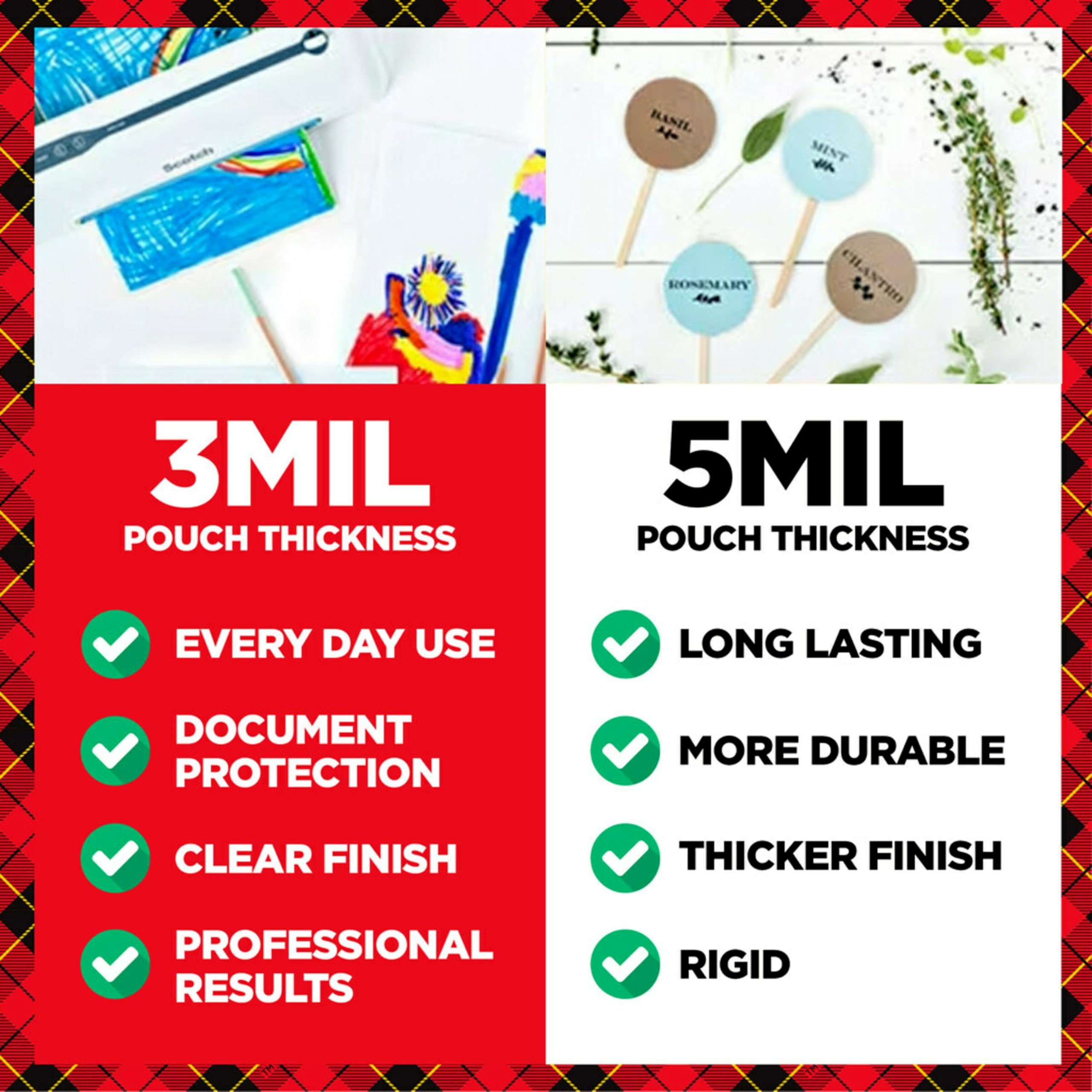 Scotch Thermal Laminating Pouches, Legal Size 11 x 17 Inches, 25 Pack Laminating Sheets, 3 Mil, Education Supplies & Craft Supplies, For Use With Thermal Laminators