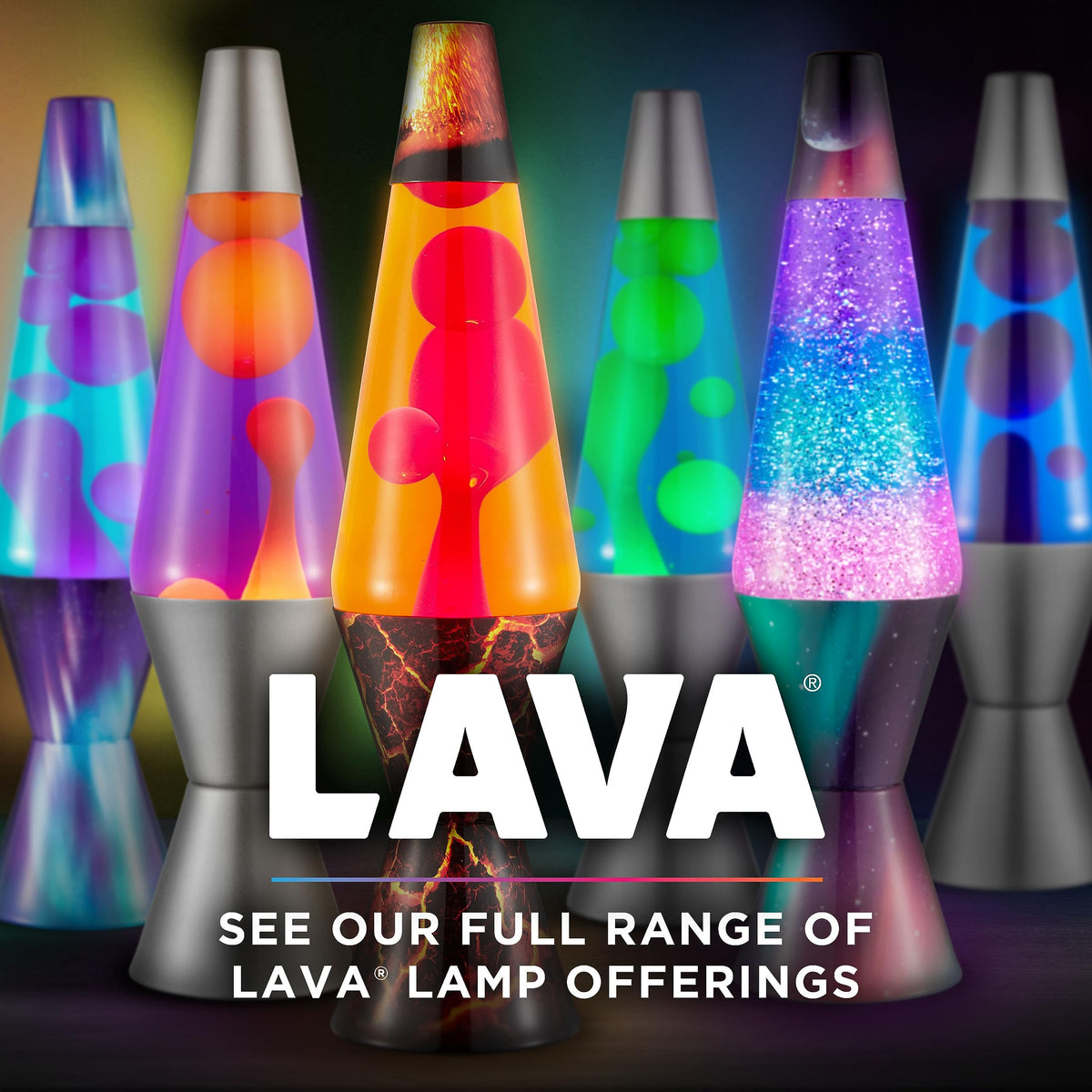 Lava Lamp - 14.5" Purple Sunset - The Original Motion Light - Yellow Wax and Purple Liquid - Item #2635 ( Exclusive)