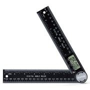 Kirphealy Digital Angle Finder Protractor, 7inch 200mm Angle Gauge Professional Measuring Tool, Third Generation Adjustable Angle Ruler, Quick Display for Carpentry Construction and Home Improvement