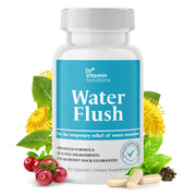 DR VITAMIN SOLUTIONS Diuretic Water Pills for Weight Control, 12 Active Ingredients (Green Tea, Cranberry & More), Instant Relief from Bloat & Swelling, Water Retention Pills for Women & Men - 60 Caps