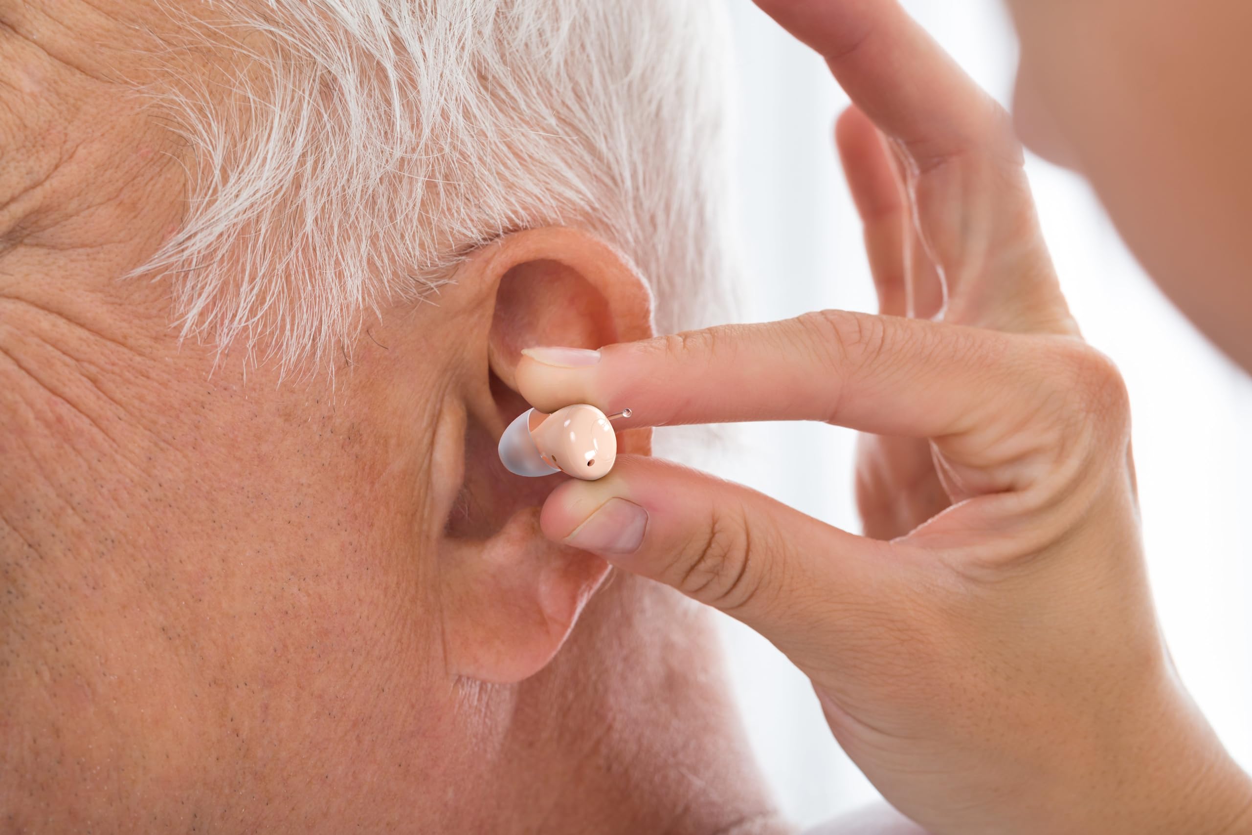 Audien Hearing ATOM PRO 2 Wireless Rechargeable OTC Hearing Aid, Premium Comfort Design & Nearly Invisible
