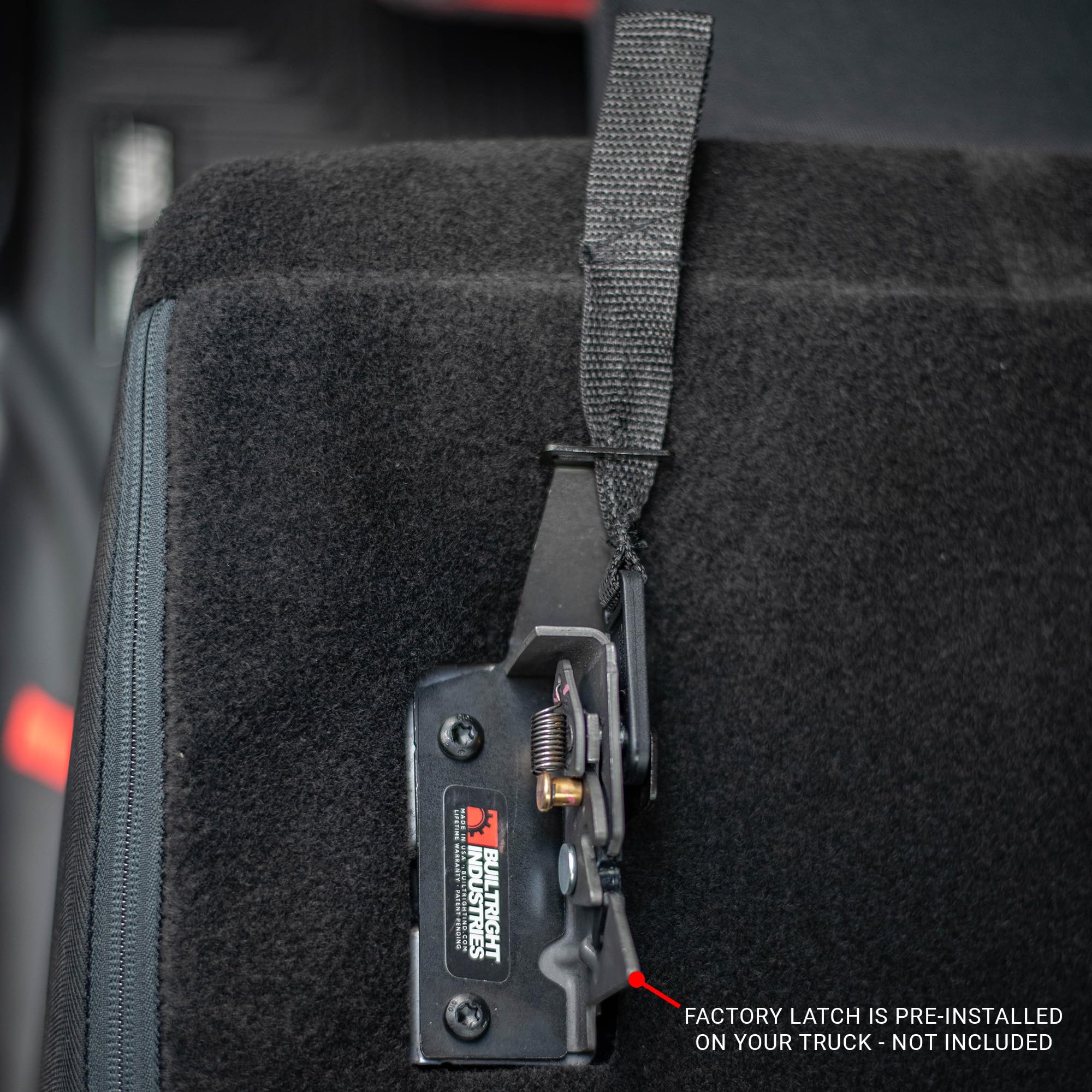 BuiltRight Industries Rear Seat Release for 2009–2025 Ford F-150, F-250, F-350, F-450 & Raptor – SuperCab & SuperCrew - The Original, Made in USA