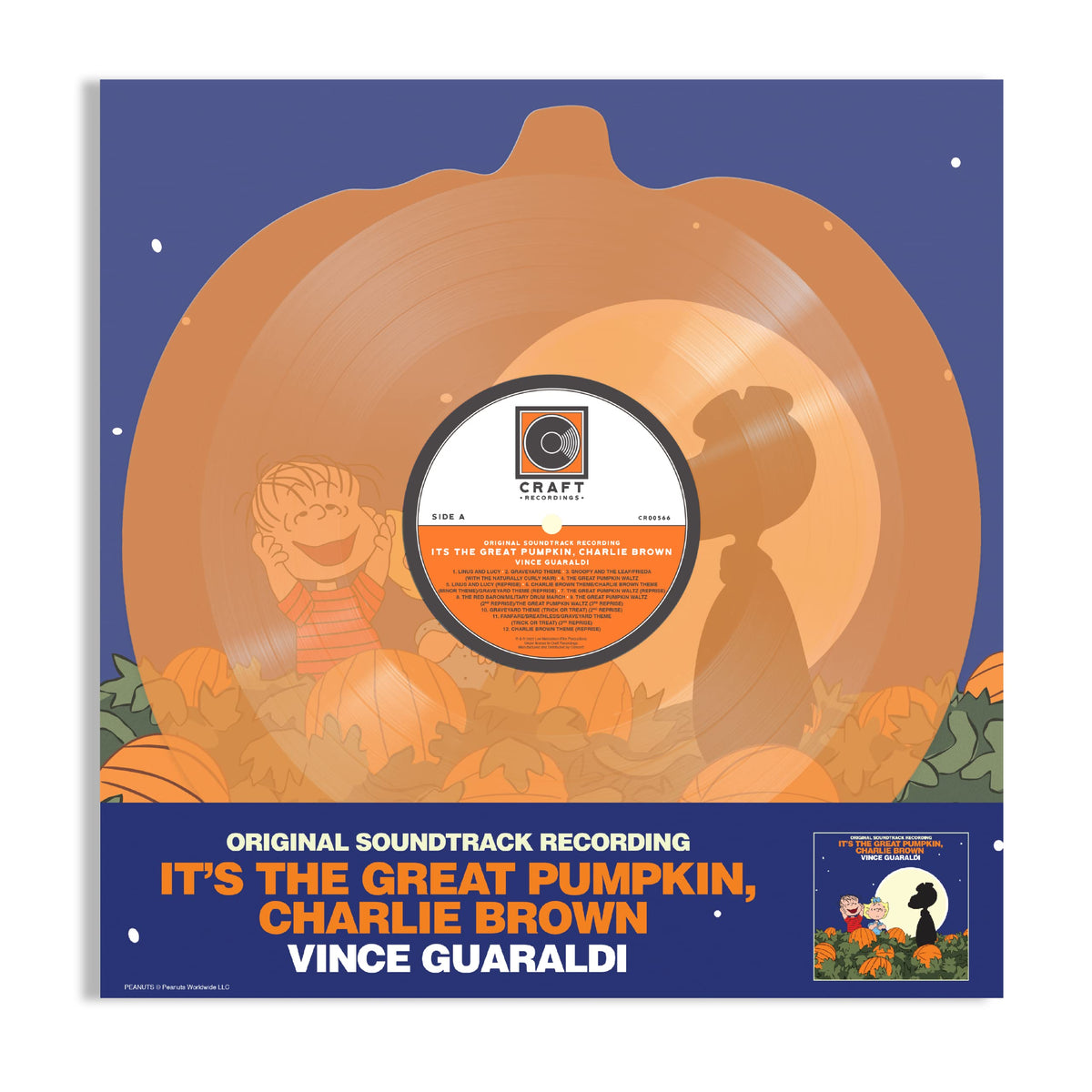 It's The Great Pumpkin, Charlie Brown[Transluzente orangefarbene kürbisförmige LP]