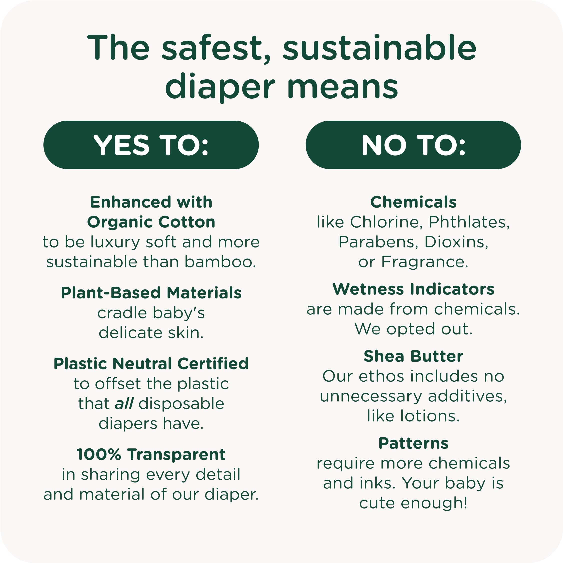 HealthyBaby Our Diapers | EWG Verified Safe & Plant-Based Diapers | Leak Protection | Soft Organic Cotton Shell | Chlorine-Free Diaper for Sensitive Skin | Size 1 (7-14lbs) 70 Count