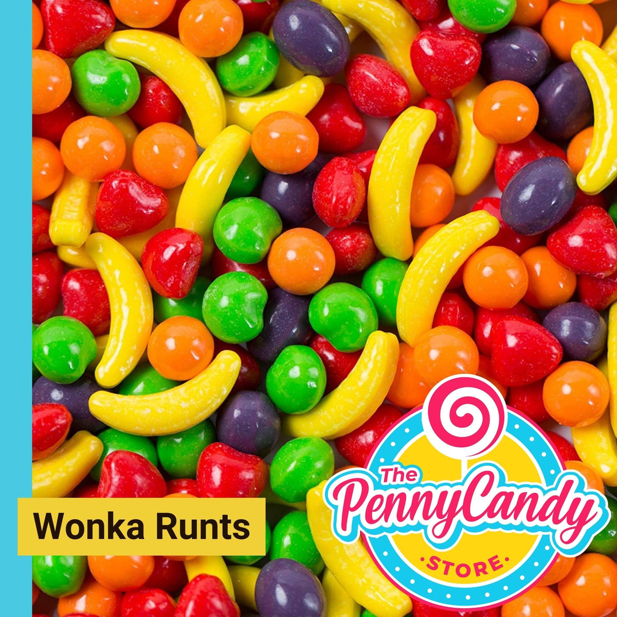 Wonka Runts – Nostalgische, fruchtig-harte Bonbons in Großpackung – 450-g-Beutel