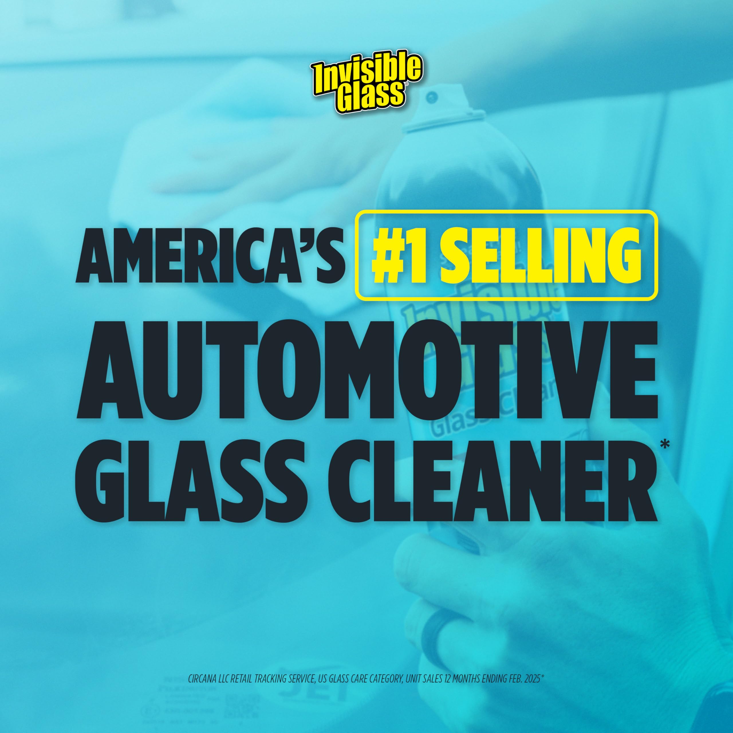 Invisible Glass 92164 22-Ounce Premium Glass Cleaner and Window Spray for Auto and Home Provides a Streak-Free Shine on Windows, Windshields, and Mirrors is Residue and Ammonia Free and Tint Safe