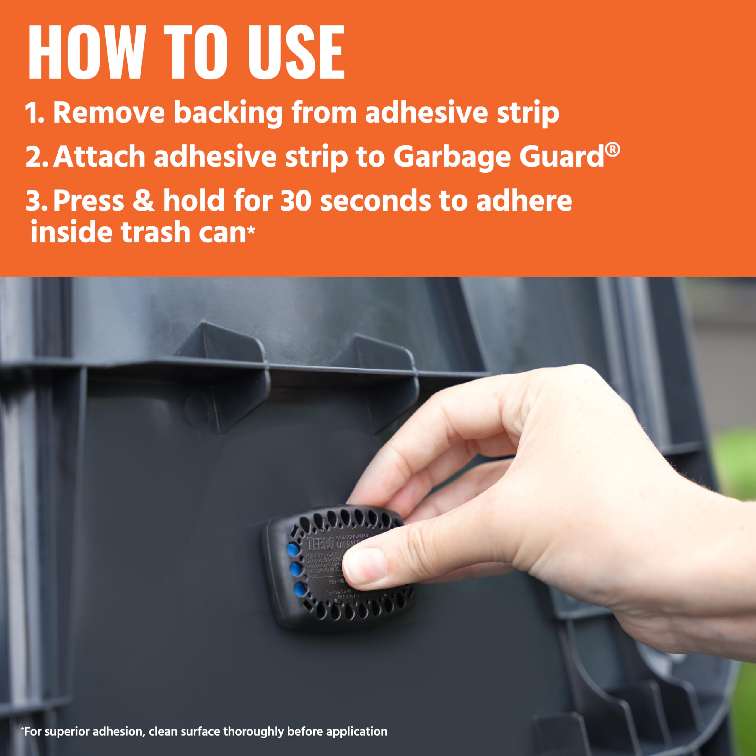 Terro T800 Garbage Guard Trash Can Insect Killer - Kills Flies, Roach, Maggots, Beetles, and Insects in Outdoor Garbage Can