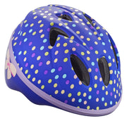 Schwinn Classic Bike Helmet for Kids, Purple Polkadots, 44 - 50 cm Helmet for Kids Ages 1-3, Ultra Lightweight, Adjustable Dial, Full Coverage with Vented Airflow, Infant and Toddler Bike Helmet