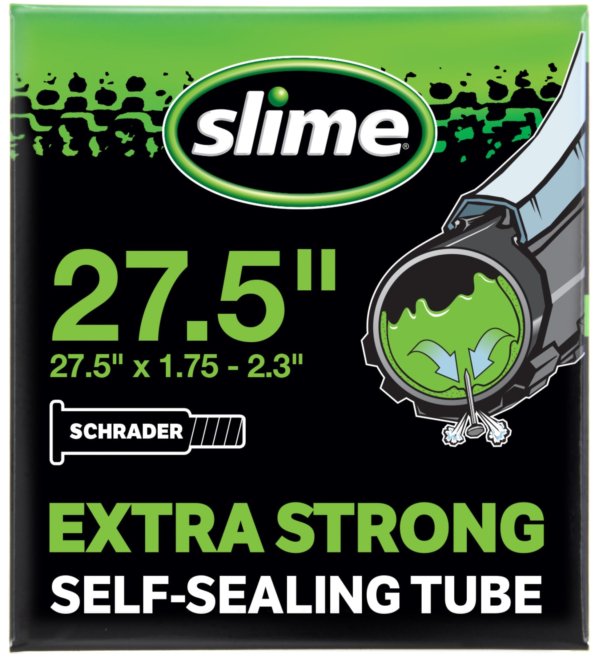 Bike Inner Tube with Slime Puncture Sealant, Extra Strong, Self Sealing, Prevent and Repair