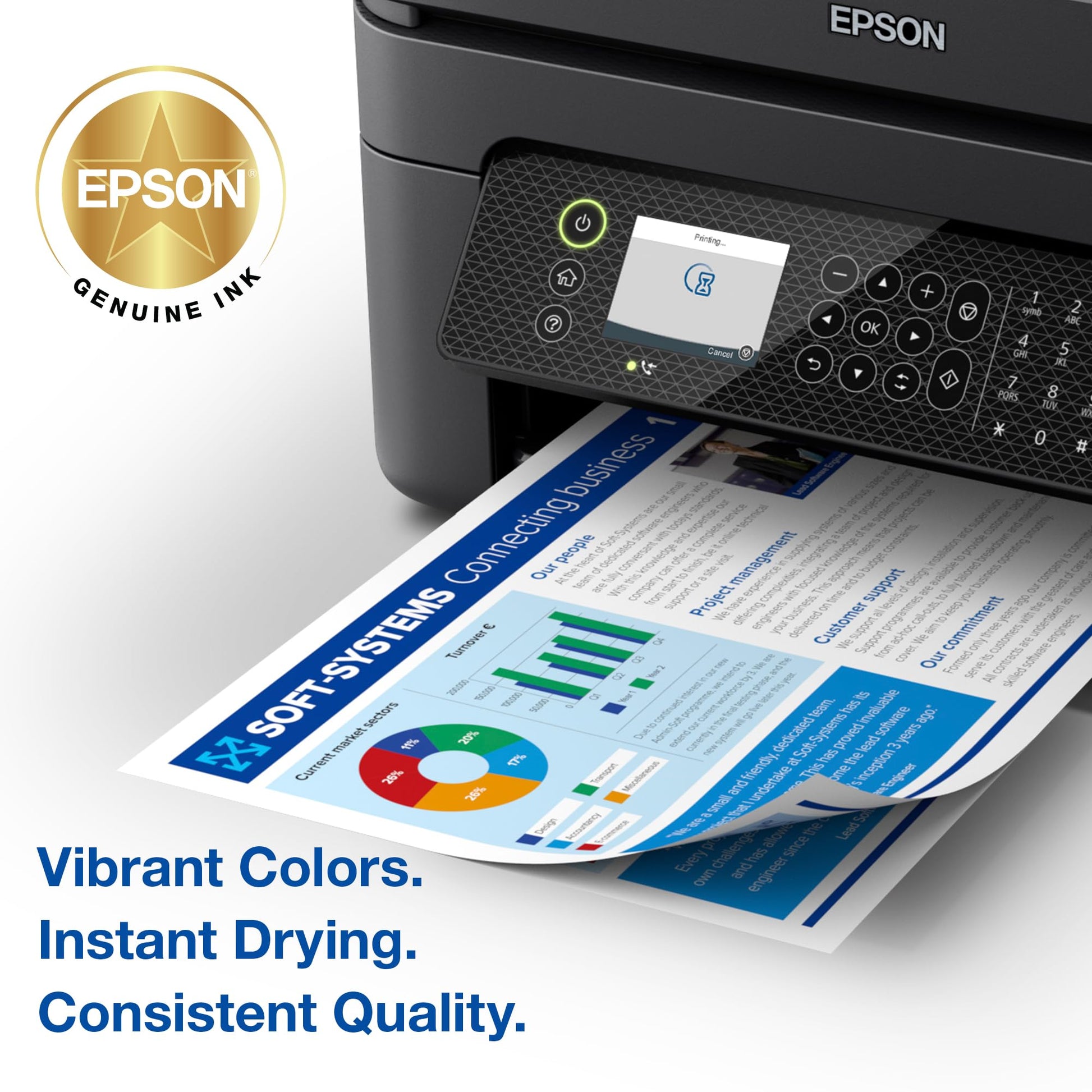 Epson 232 Claria Ink Standard Capacity Color Combo Pack (T232520-S) Works with Workforce WF-2930, WF-2950, Expression XP-4200, XP-4205