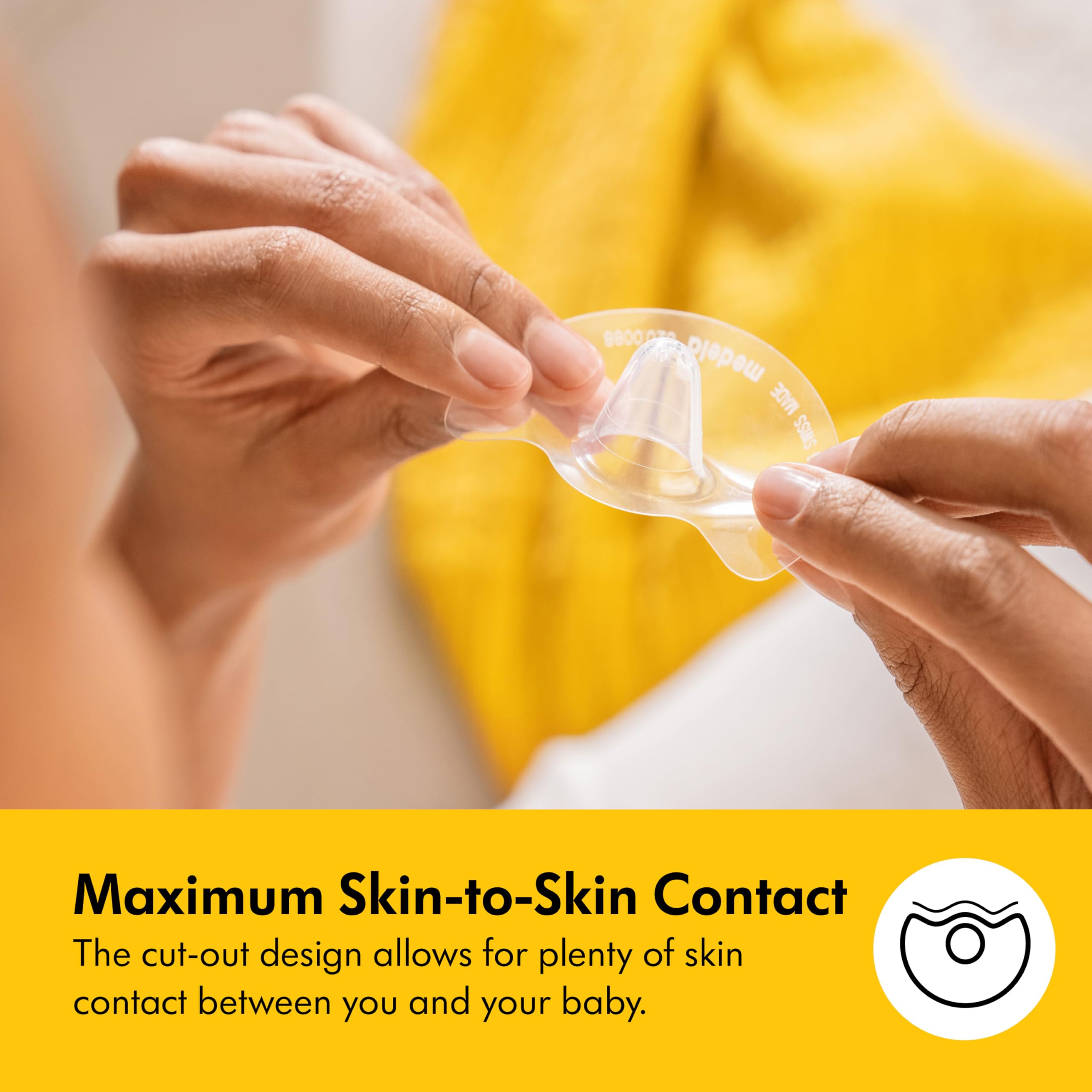 Medela Contact Nipple Shields, Medium 20mm | for Latching Difficulties During Breastfeeding, Flat or Inverted Nipples