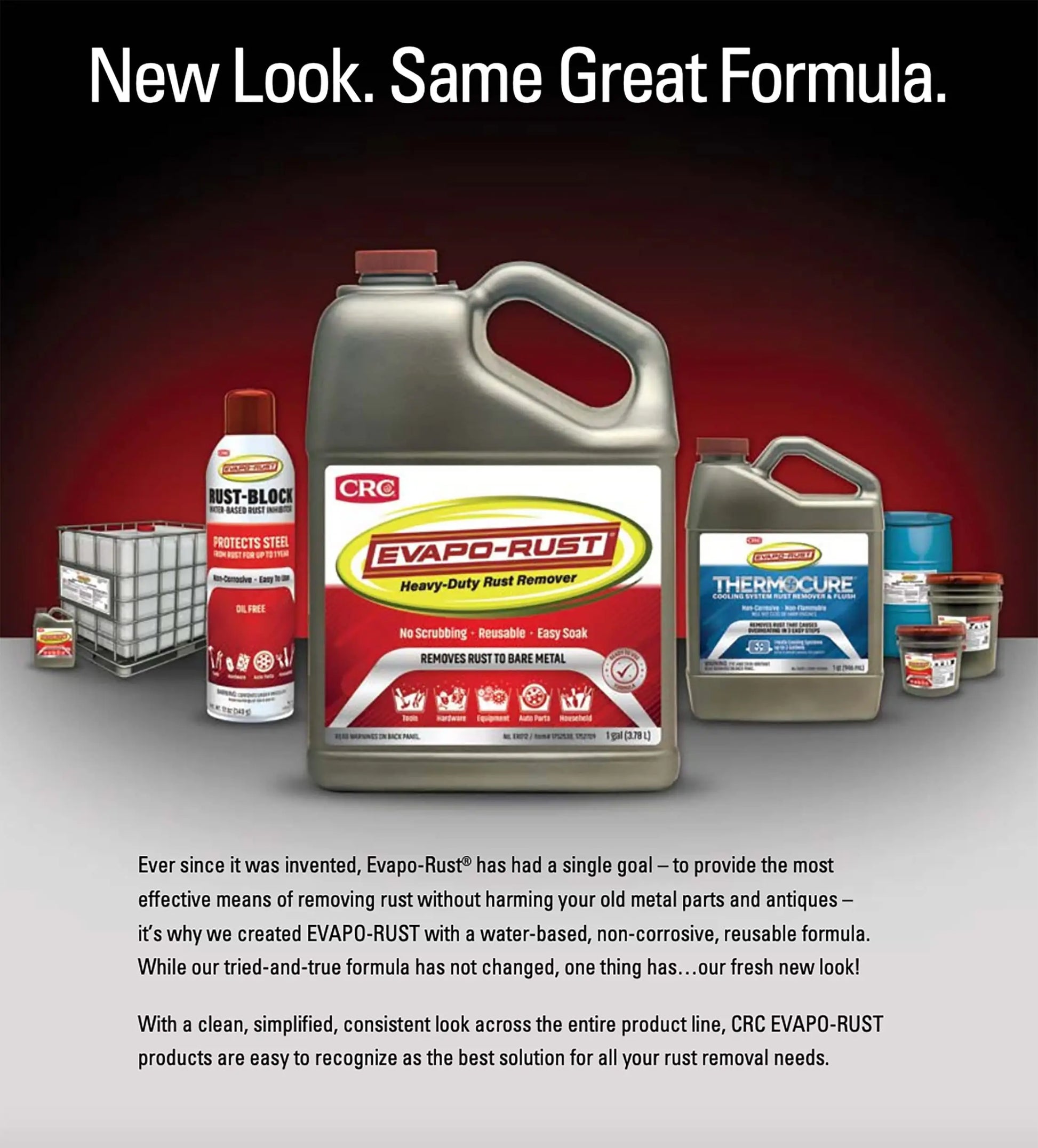 Evapo-Rust ER012 Heavy Duty – 128 oz., Rust Remover for Auto Parts, Hardware, Antiques | Rust Removers and Chemicals