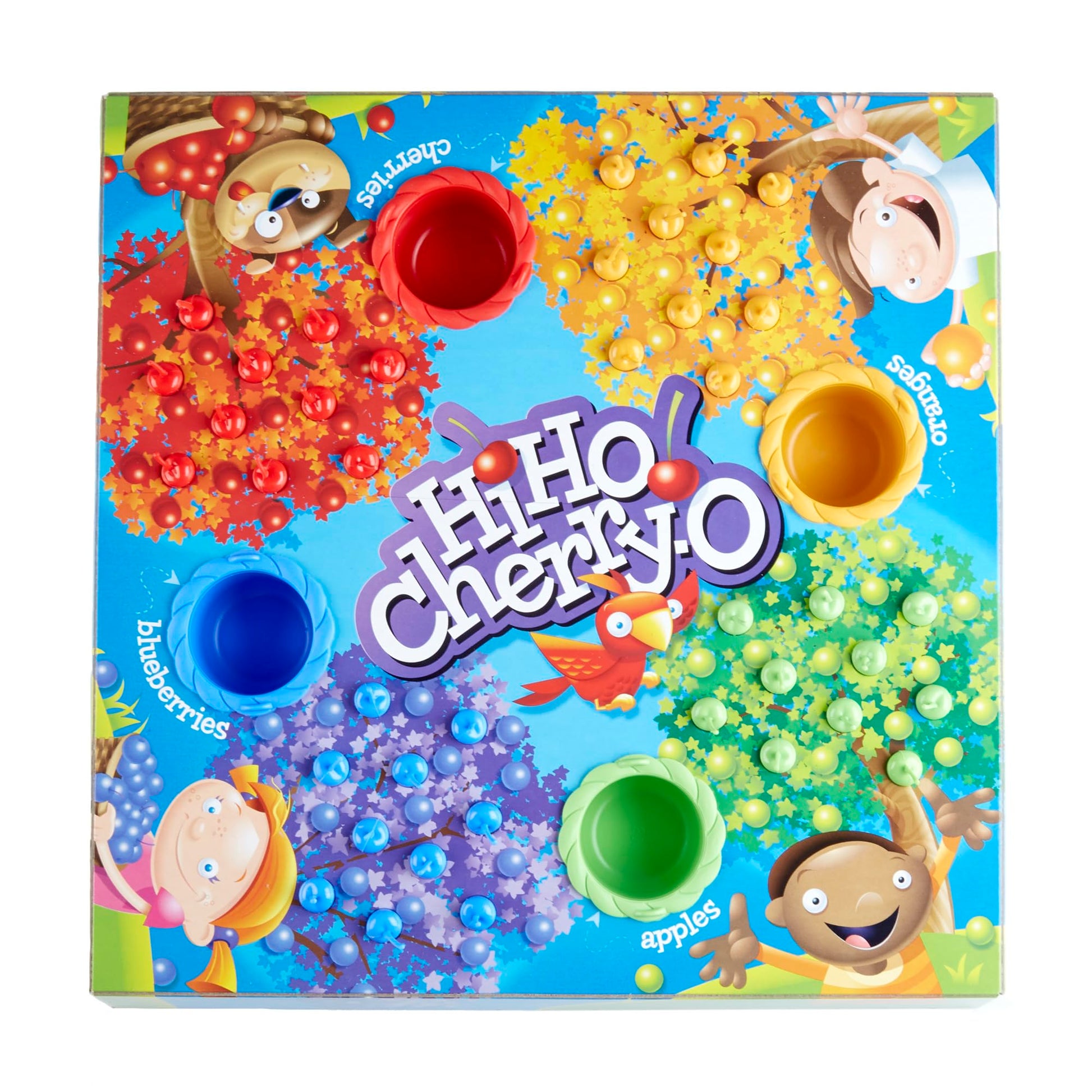 Hasbro Gaming Hi Ho Cherry-O Board Game for 2 to 4 Players Kids Ages 3 and Up (Amazon Exclusive)
