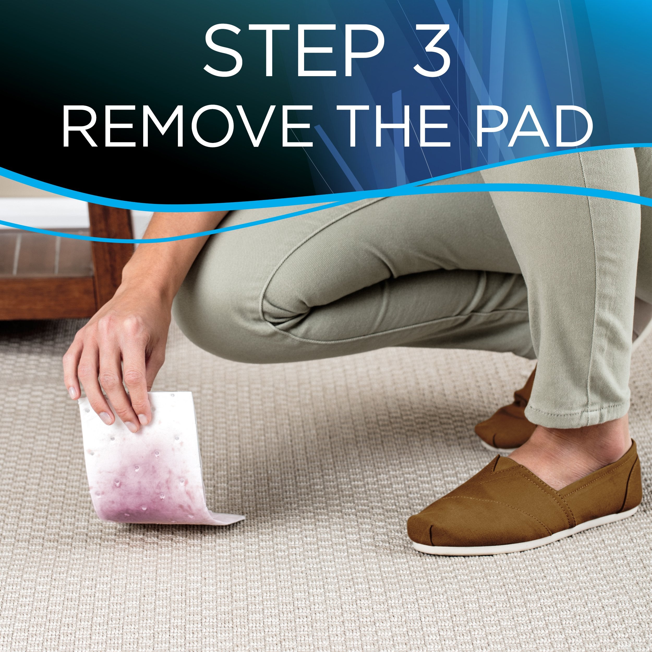 Bissell Stomp 'N Go Pet Lifting Pads + Oxy for Stain Removal on Carpet & Area Rug Cleaning, 20 Pack