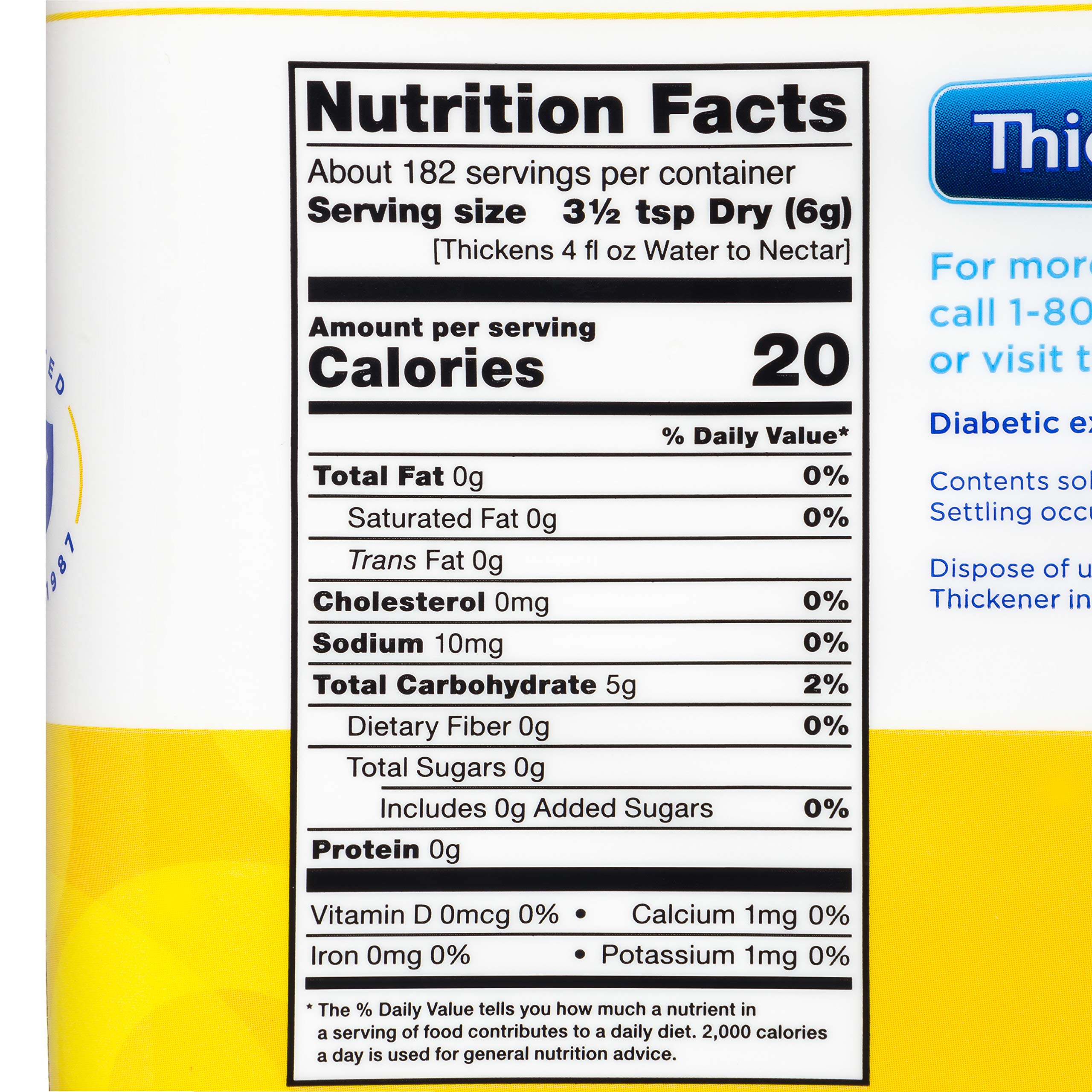 Thick-It Original Food Beverage Thickener Canister, 36 Oz