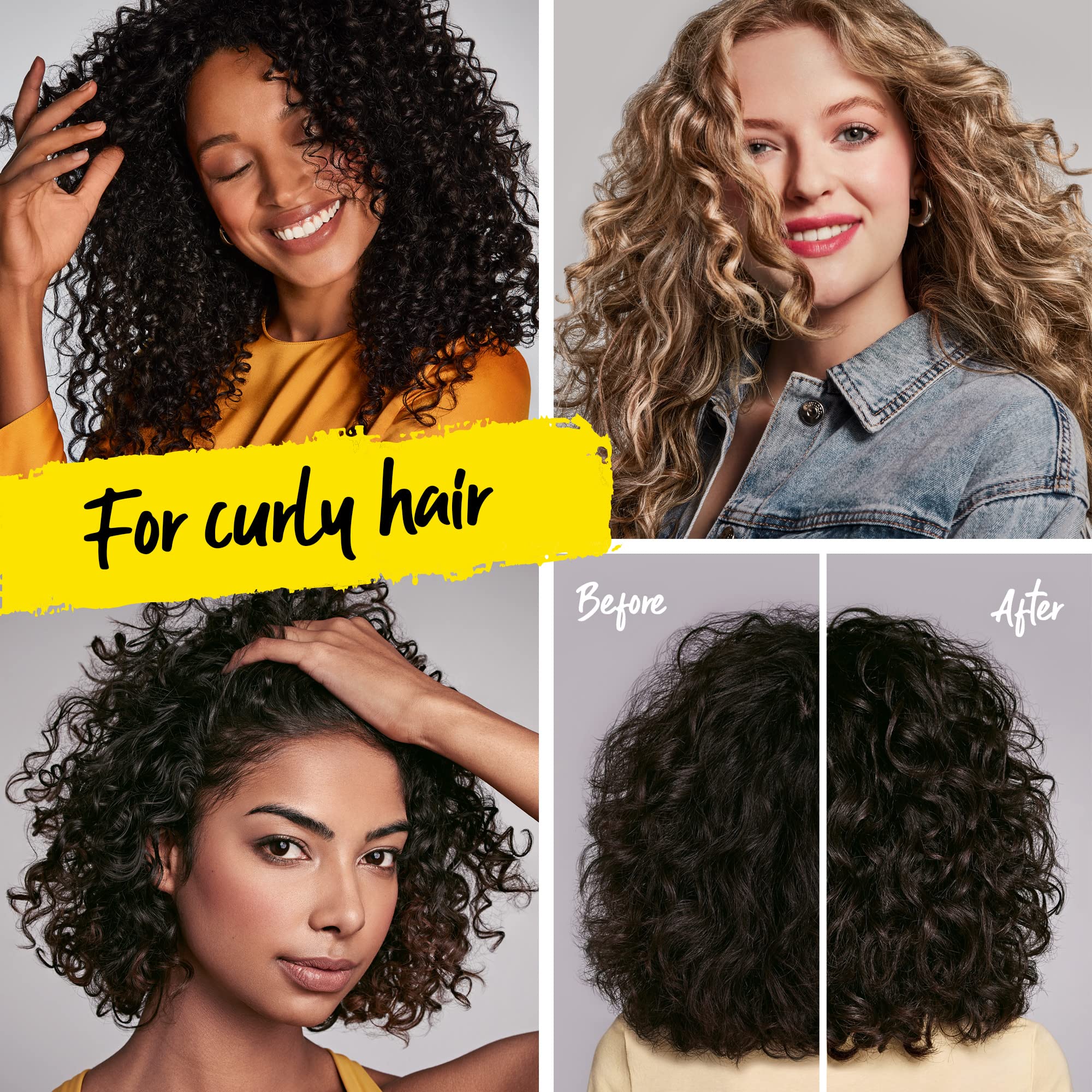Marc Anthony Curl Enhancing Styling Foam, Extra Hold, Strictly Curls - Vitamin E & Silk Proteins Transforms Frizzy Hair to Full, Shiny, Defined Curls - Sulfate-Free Anti-Frizz Styling Mousse Product